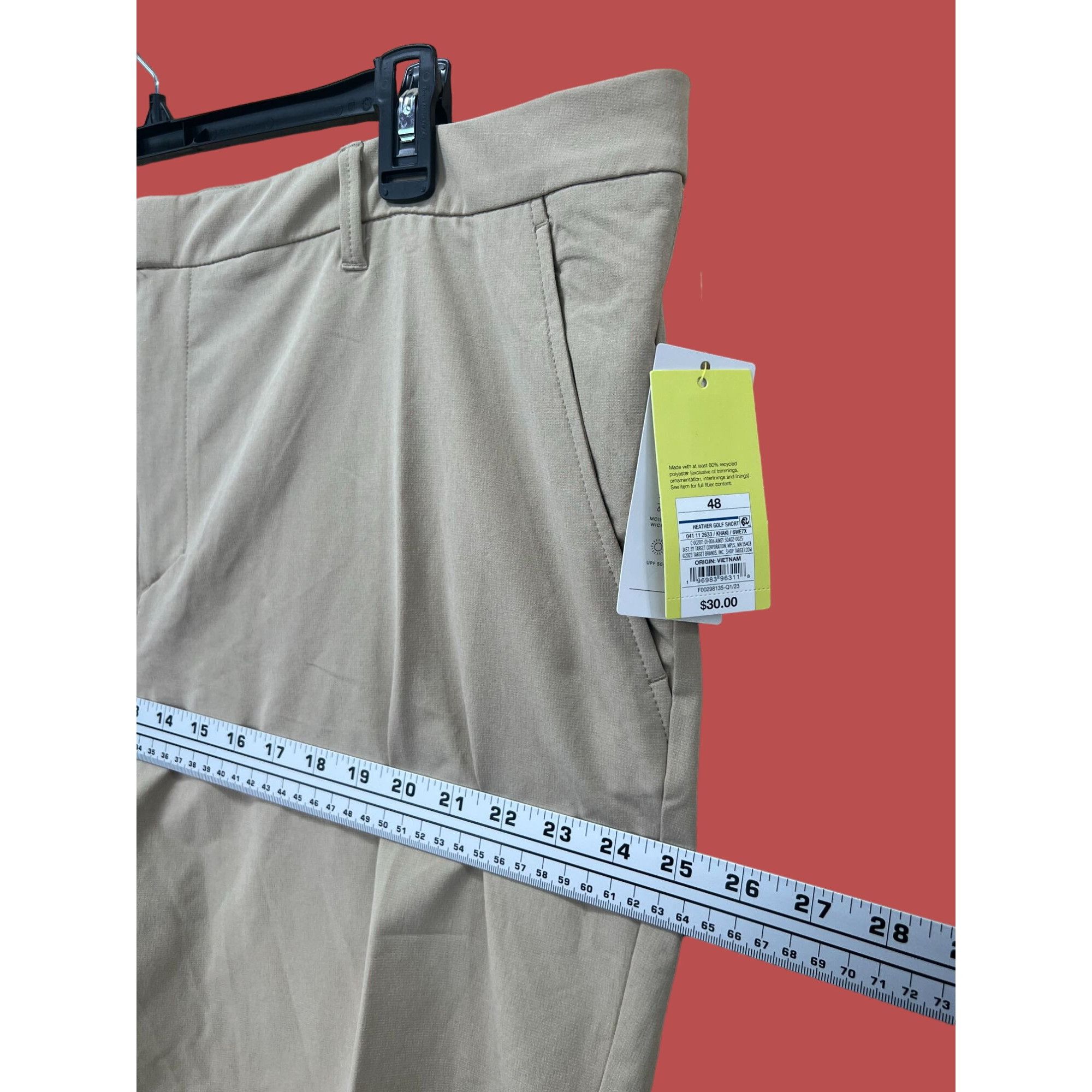 Other All In Motion - Men's Golf Shorts - 8 in inseam - Beige - 48 Size US 44 / EU 60 - 6 Thumbnail