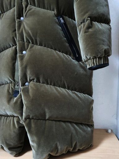 Tom Ford o1sm1stk0824 Velvet Goose Down Long Puffer Padded Coat Size US L / EU 52-54 / 3 - 3 Thumbnail