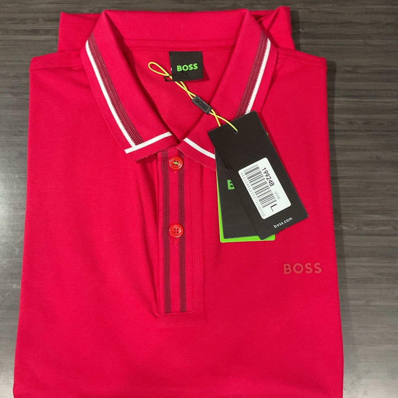 Hugo Boss Hugo Boss Polo Size US L / EU 52-54 / 3 - 1 Thumbnail