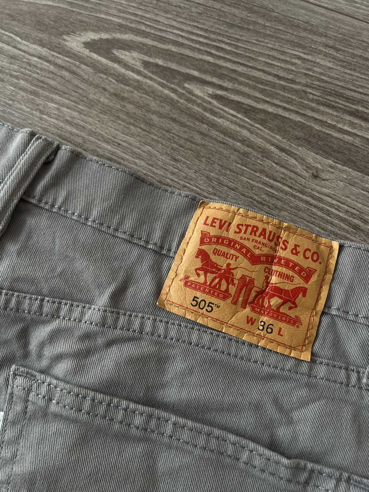 Designer × Levi's ‼️Levis 505 Loose Fit Casual Denim Shorts‼️ Size US 36 / EU 52 - 3 Thumbnail