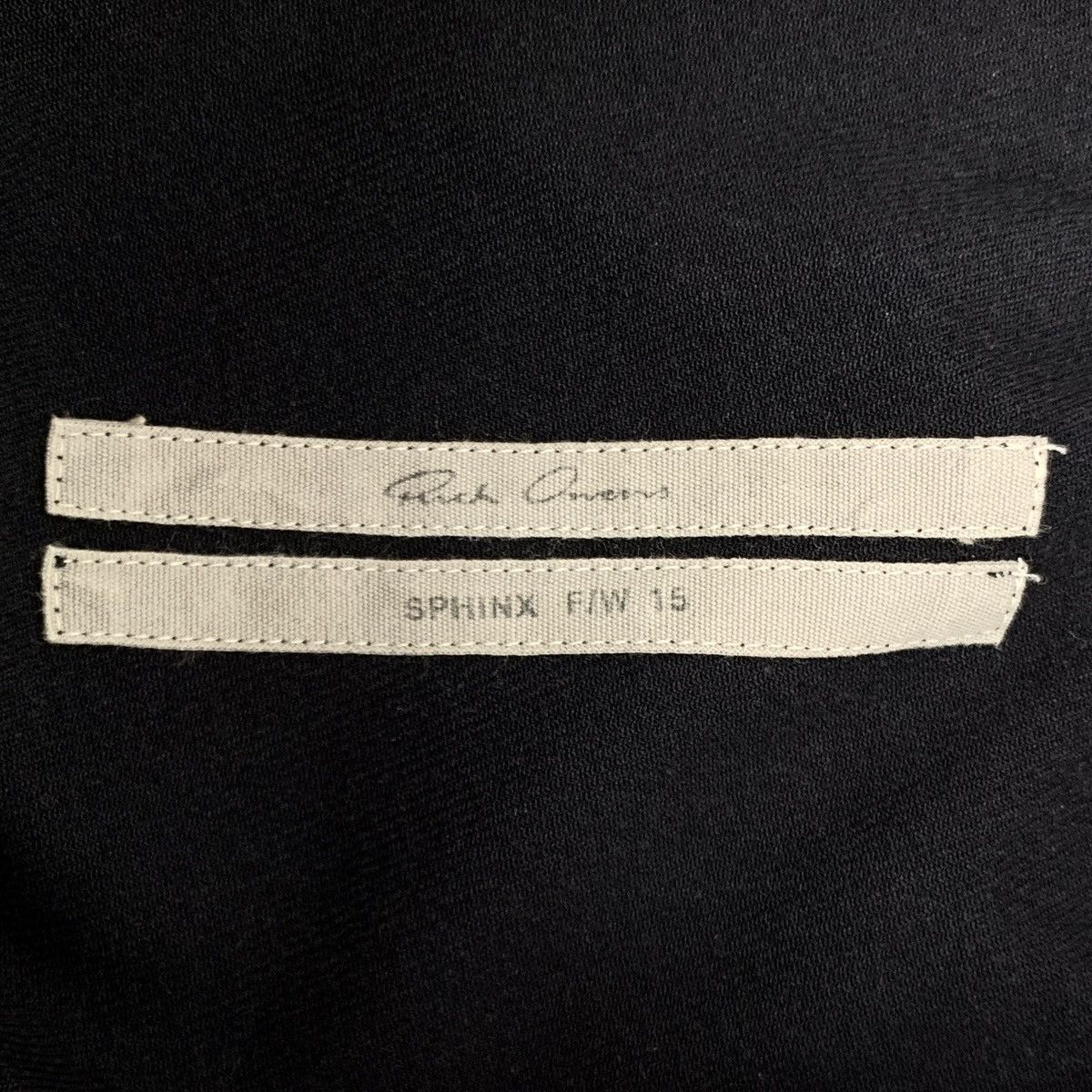 Rick Owens Rick Owens Black Cotton Low Crotch Drop Crotch Pants K26WX Size US 32 / EU 48 - 5 Thumbnail