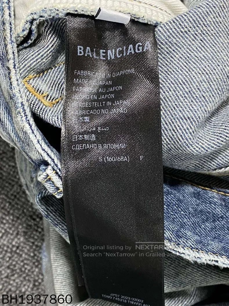 Balenciaga Balenciaga 23FW Distressed Denim Jeans. Size US 26 / EU 42 - 5 Thumbnail