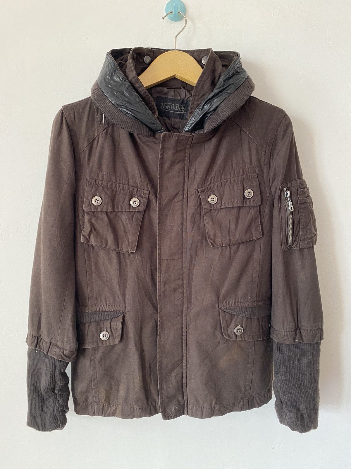 GOSTAR DE FUGA × If Six Was Nine × Von Dutch Von Dutch Multi Pocket Jacket Hooded Bono Style Size US M / EU 48-50 / 2 - 3 Thumbnail
