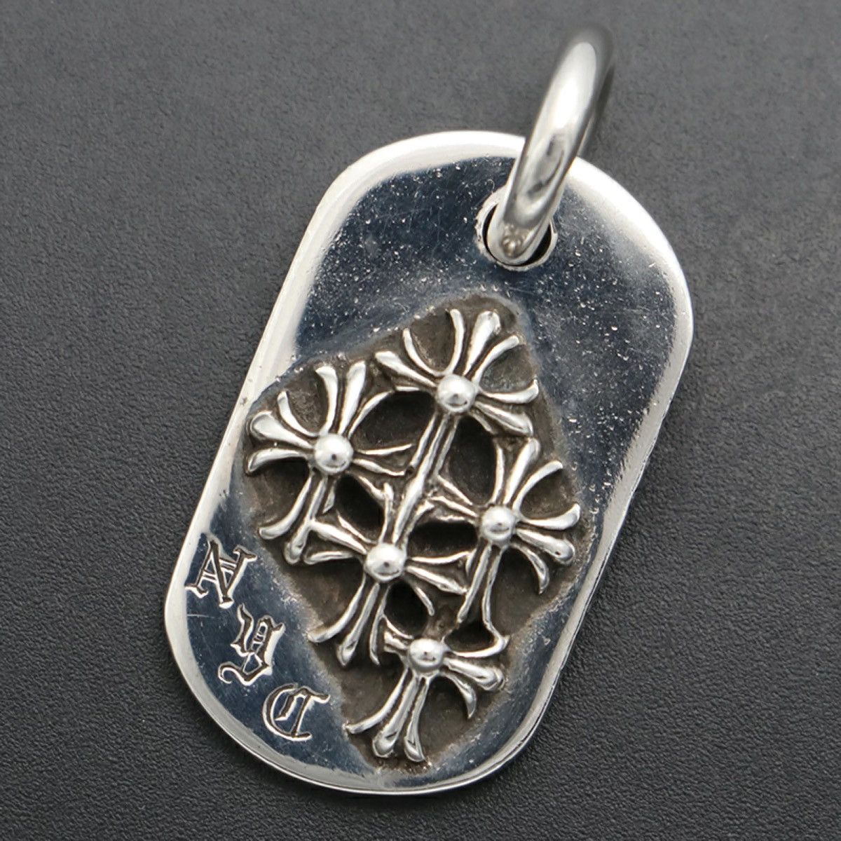 Chrome Hearts Old Chrome Hearts Cemetery raised Dog Tag necklace Size ONE SIZE - 1 Thumbnail