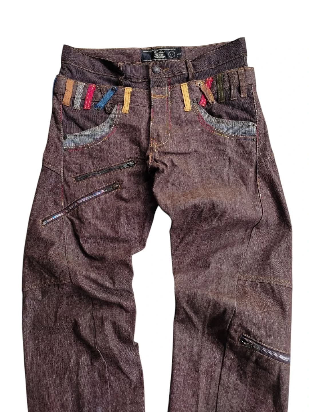 Le Grande Bleu (L.G.B.) BRTHBREATH double waist jeans Size US 33 - 2 Thumbnail