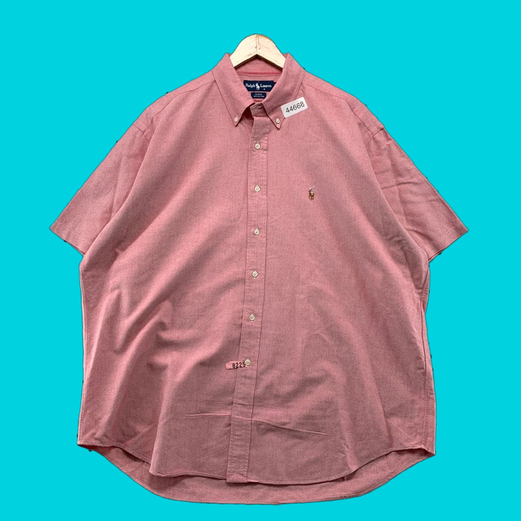 Polo Ralph Lauren Ralph Lauren Blake Button Shirt Mens XL Pink Cotton Short Sleeve Pony Preppy Size US XL / EU 56 / 4 - 1 Thumbnail