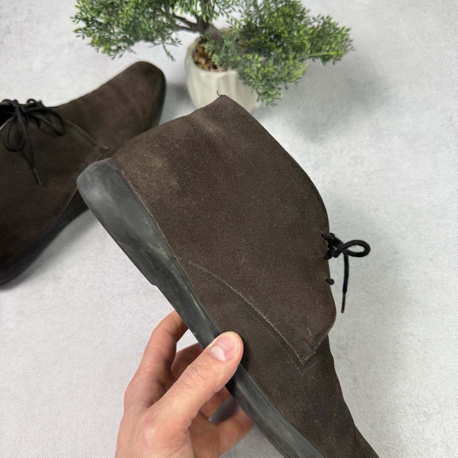 Prada Prada Men Chukka Boot Brown Suede Size US 9 Size US 9 / EU 42 - 20 Thumbnail