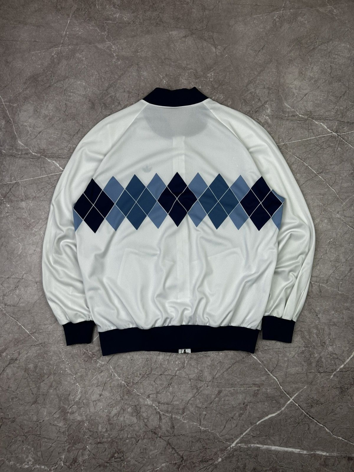 Adidas × Vintage 70's 80's Adidas Ventex Austria Vintage Track Bomber Jacket Size US M / EU 48-50 / 2 - 4 Thumbnail
