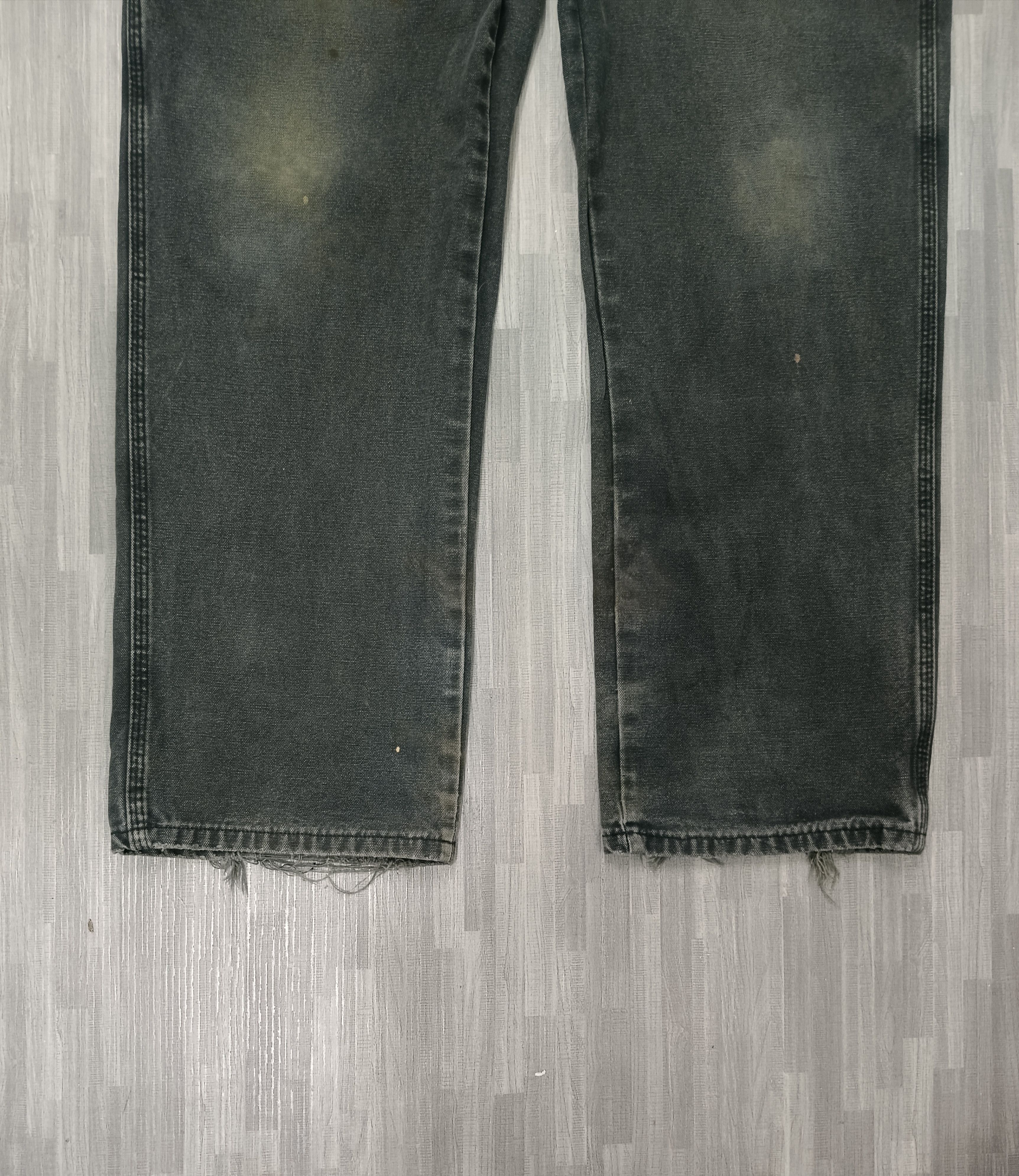 Vintage SICK FADED DICKIES CARPENTWR DENIM PANTS Size US 35 - 7 Thumbnail