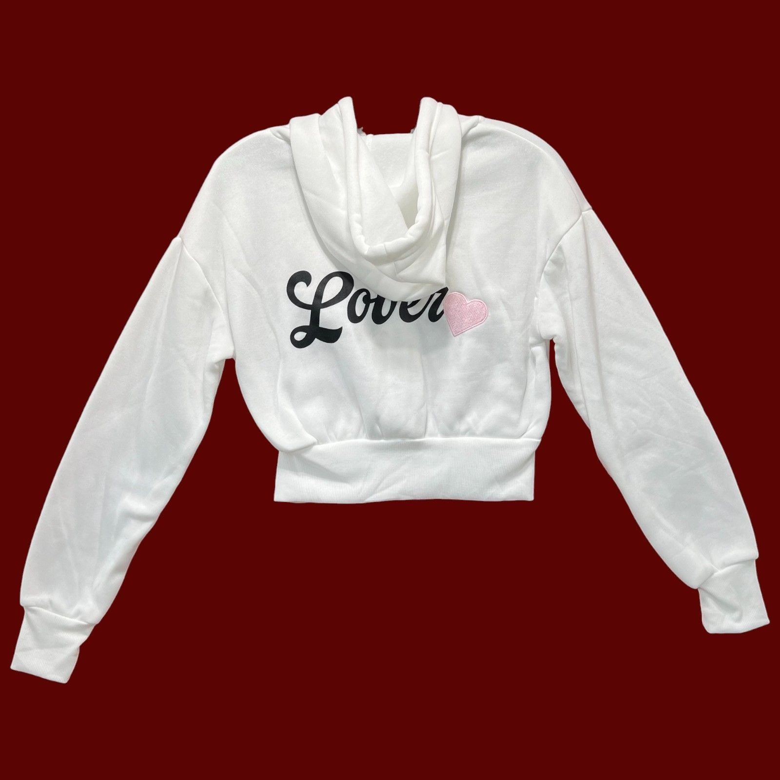 rue21 Rue 21 - Women's Long Sleeve Hooded Sweat - White - XXS Size XXS / US 00 / IT 34 - 2 Thumbnail