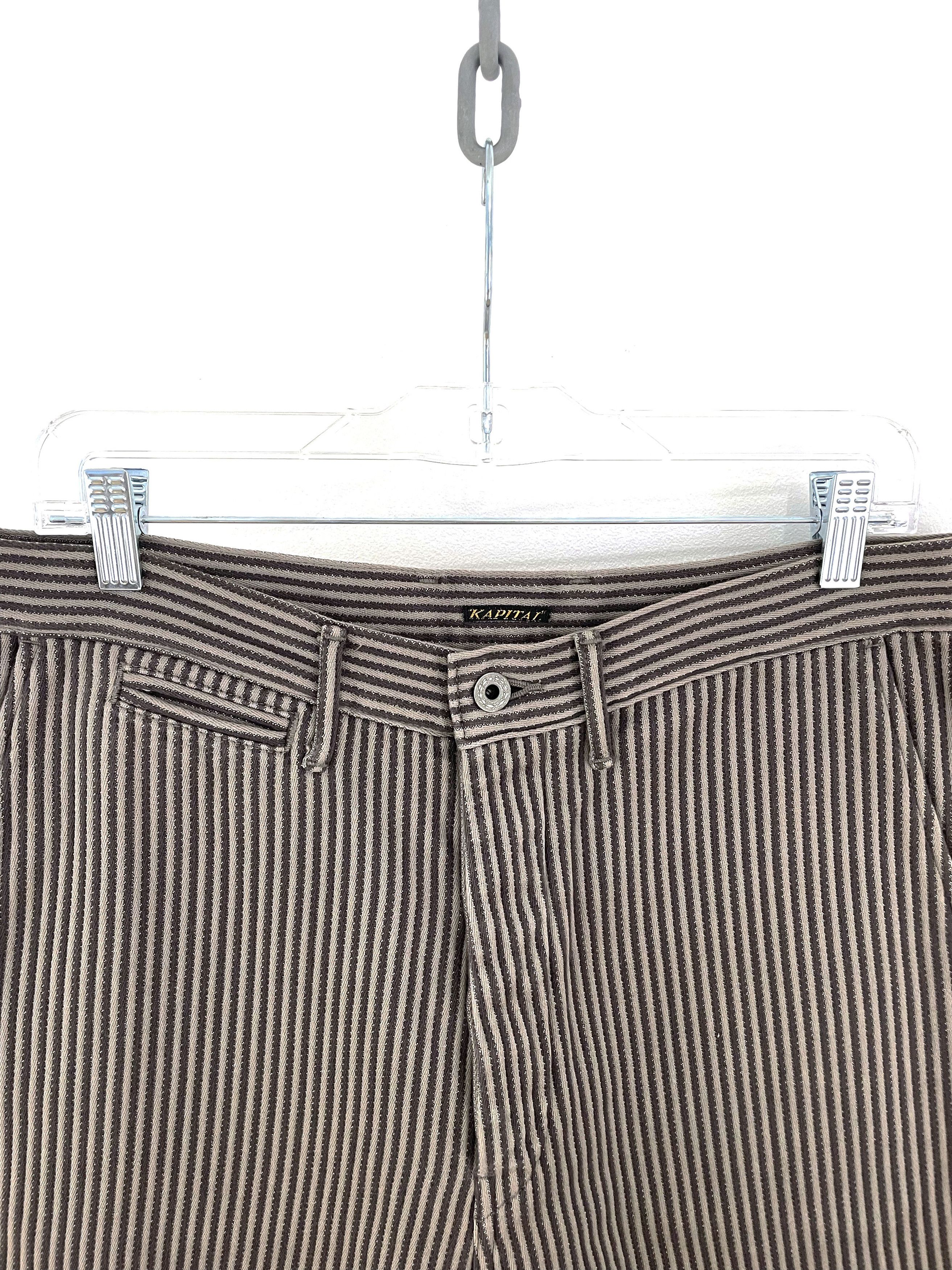 Kapital Striped Work Pants Size US 32 / EU 48 - 3 Thumbnail