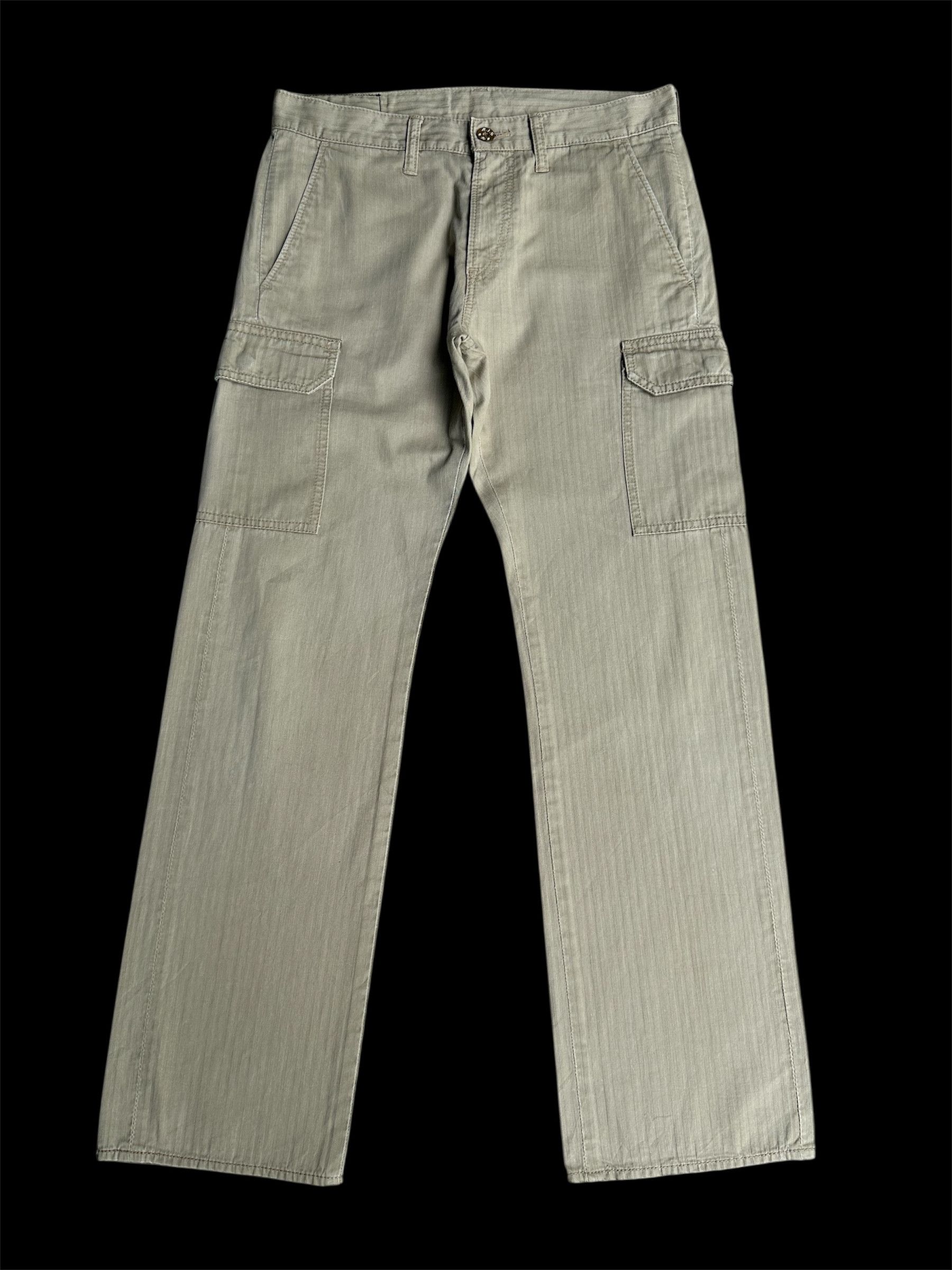 Freewheelers Japanese Brand R.J.B Herringbone Twill Cargo Trousers Pants Size US 30 / EU 46 - 1 Thumbnail