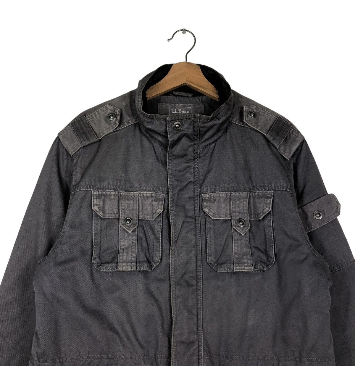 Japanese Brand 🔥VINTAGE BIKER JACKET L.L.BEAN MULTI POCKET CARGO Size US L / EU 52-54 / 3 - 3 Thumbnail