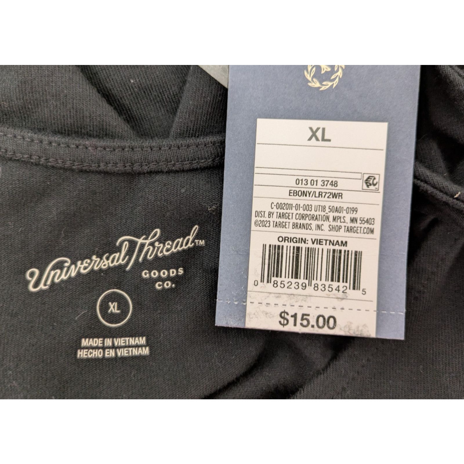 Target Basics Women's Voop Short Sleeve Bodysuit Black XL Thong Size XL / US 12-14 / IT 48-50 - 3 Thumbnail