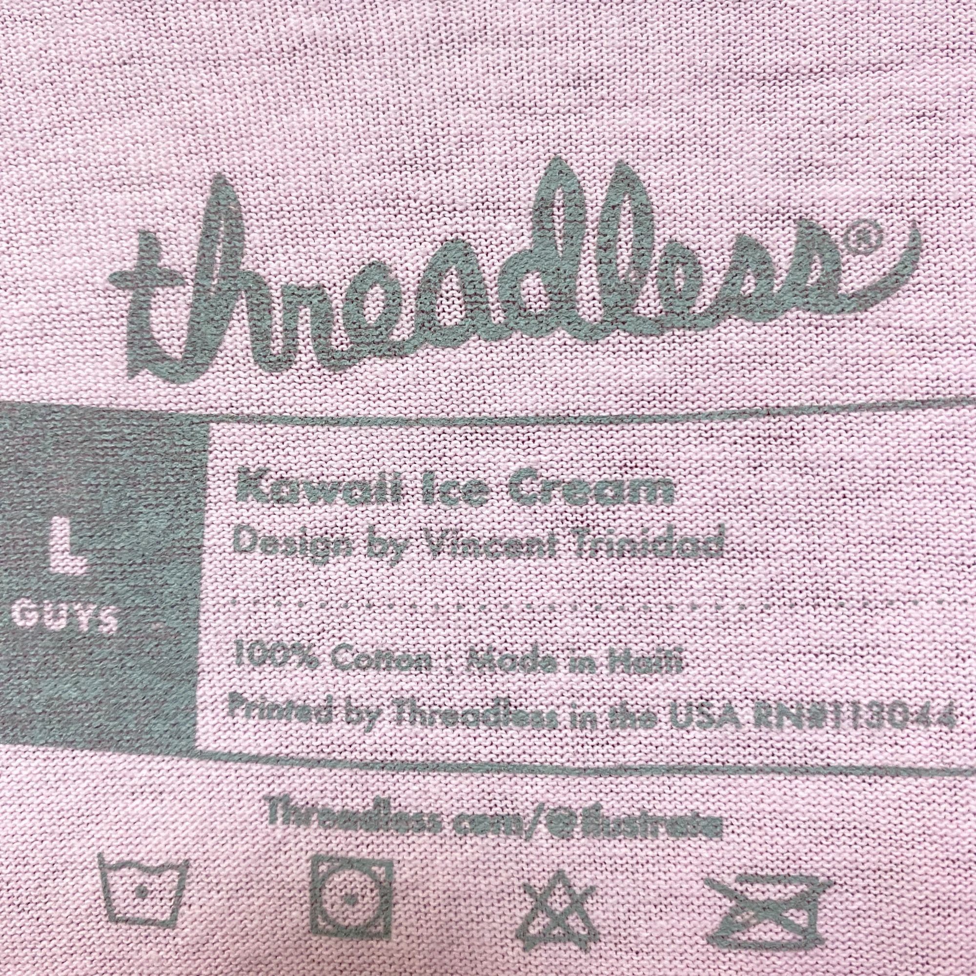 Threadless Kawaii Double Scoop Ice Cream Threadless Promo Pop Art Tee L Size US L / EU 52-54 / 3 - 4 Thumbnail