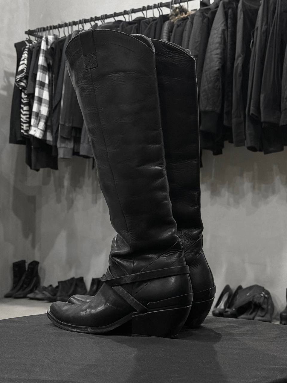 Dirk Bikkembergs Dirk Bikkembergs Leather Bondage Boots Size US 8.5 / IT 38.5 - 6 Thumbnail