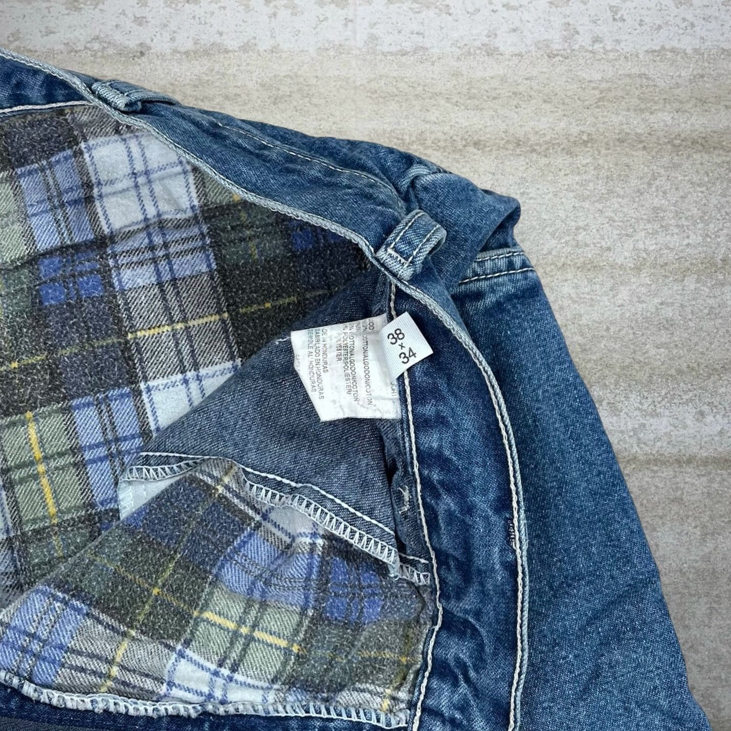 Dickies Vintage 90s Dickies Jeans 38x34 Relaxed Medium Wash Lined Size US 38 / EU 54 - 4 Thumbnail
