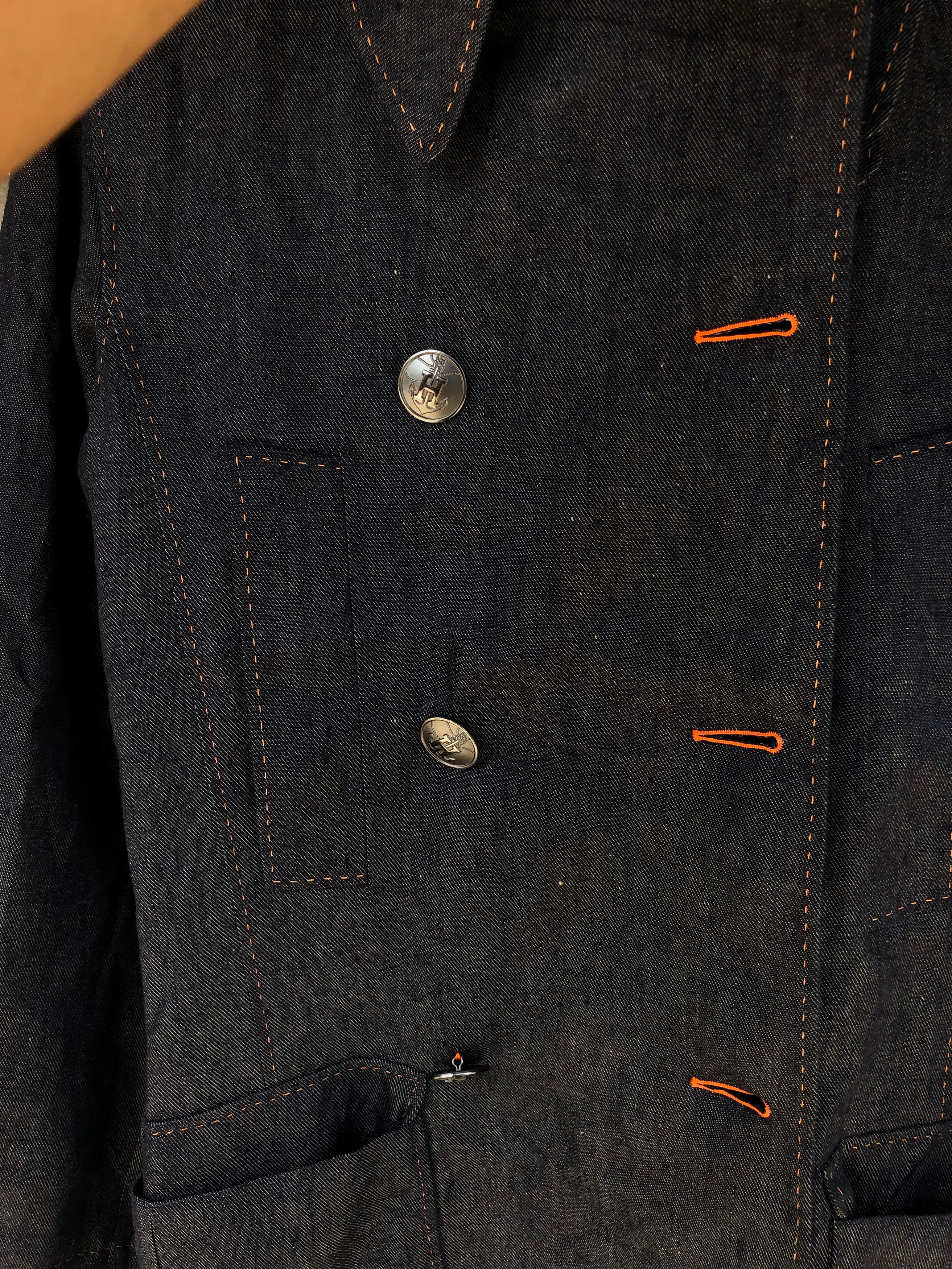 Hermes Hermes Coat Denim Martin Margiela Size US M / EU 48-50 / 2 - 7 Thumbnail