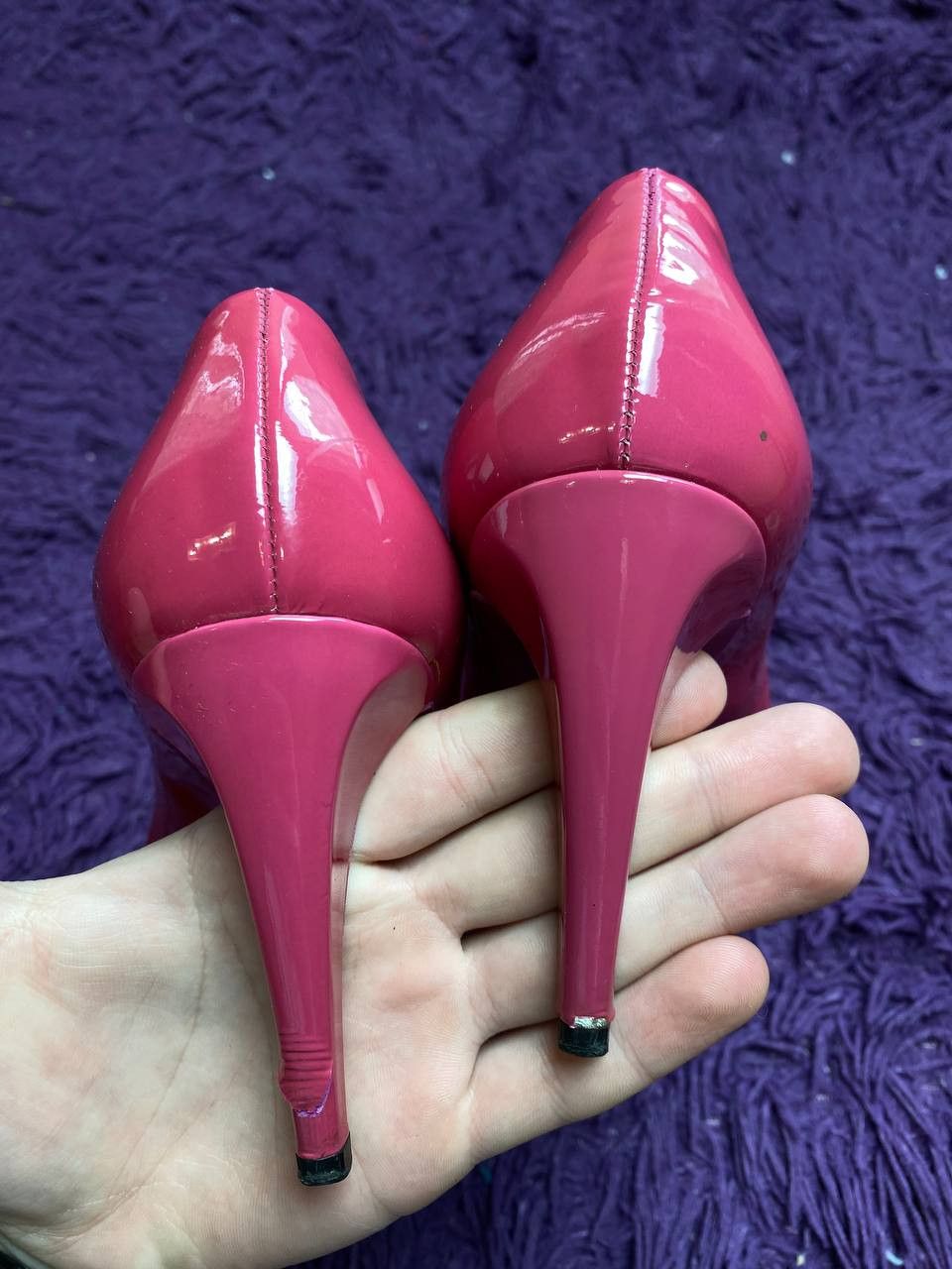 Prada Prada Womens Patent Leather Platform Heels Size US 9 / IT 39 - 5 Thumbnail