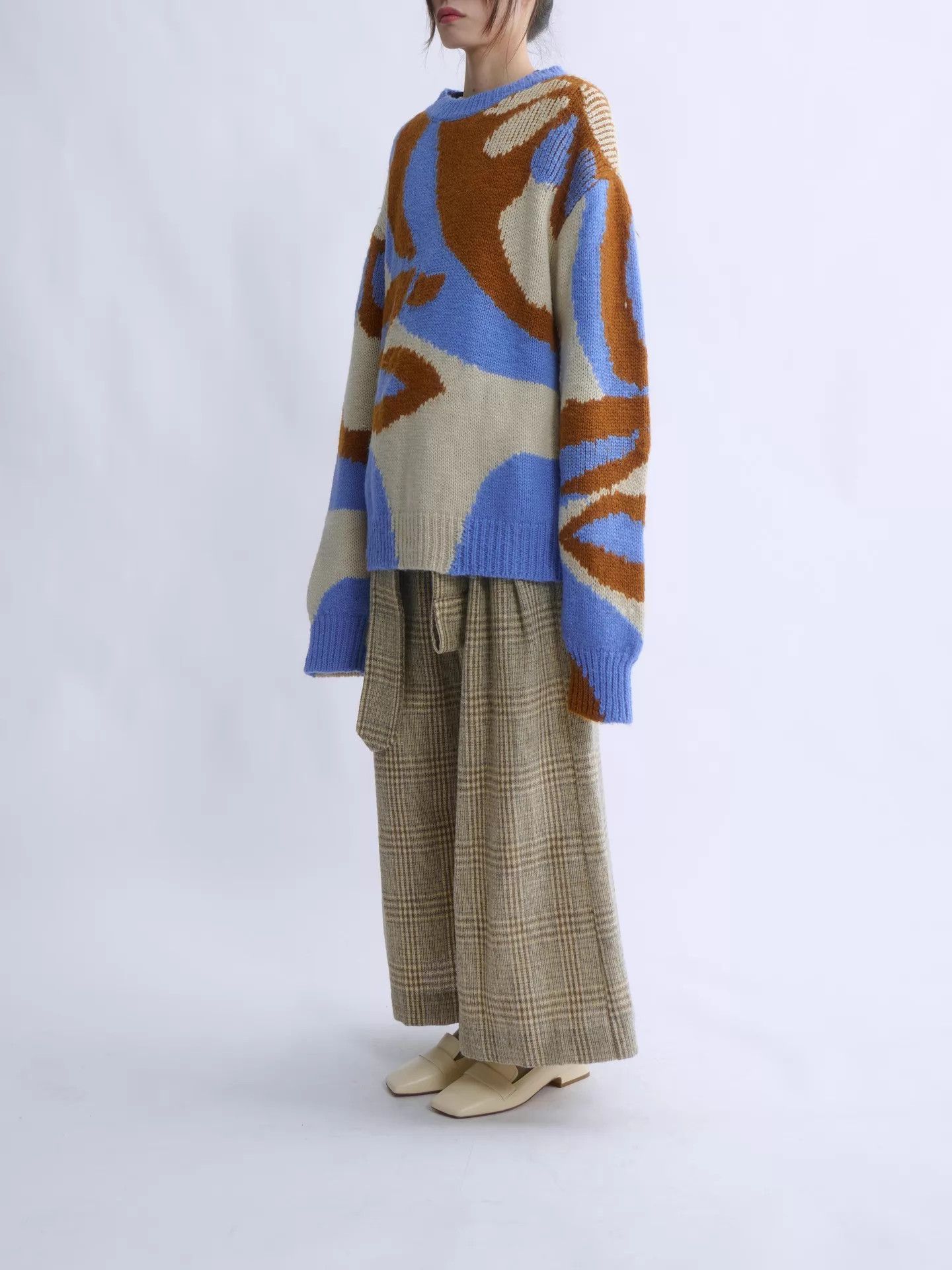 Dries Van Noten Dries Van Noten Abstract Jacquard Wool Sweater S 2020 Size S / US 4 / IT 40 - 4 Thumbnail