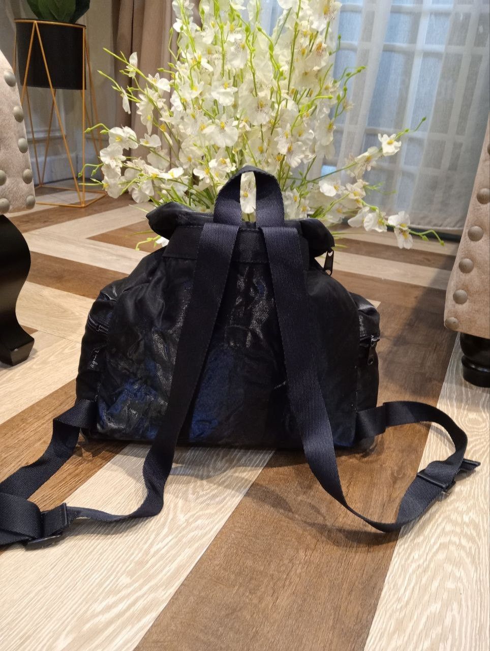 agnes b. VINTAGE AGNES B. VOYAGE BLACK CARGO BACKPACK Size ONE SIZE - 3 Thumbnail