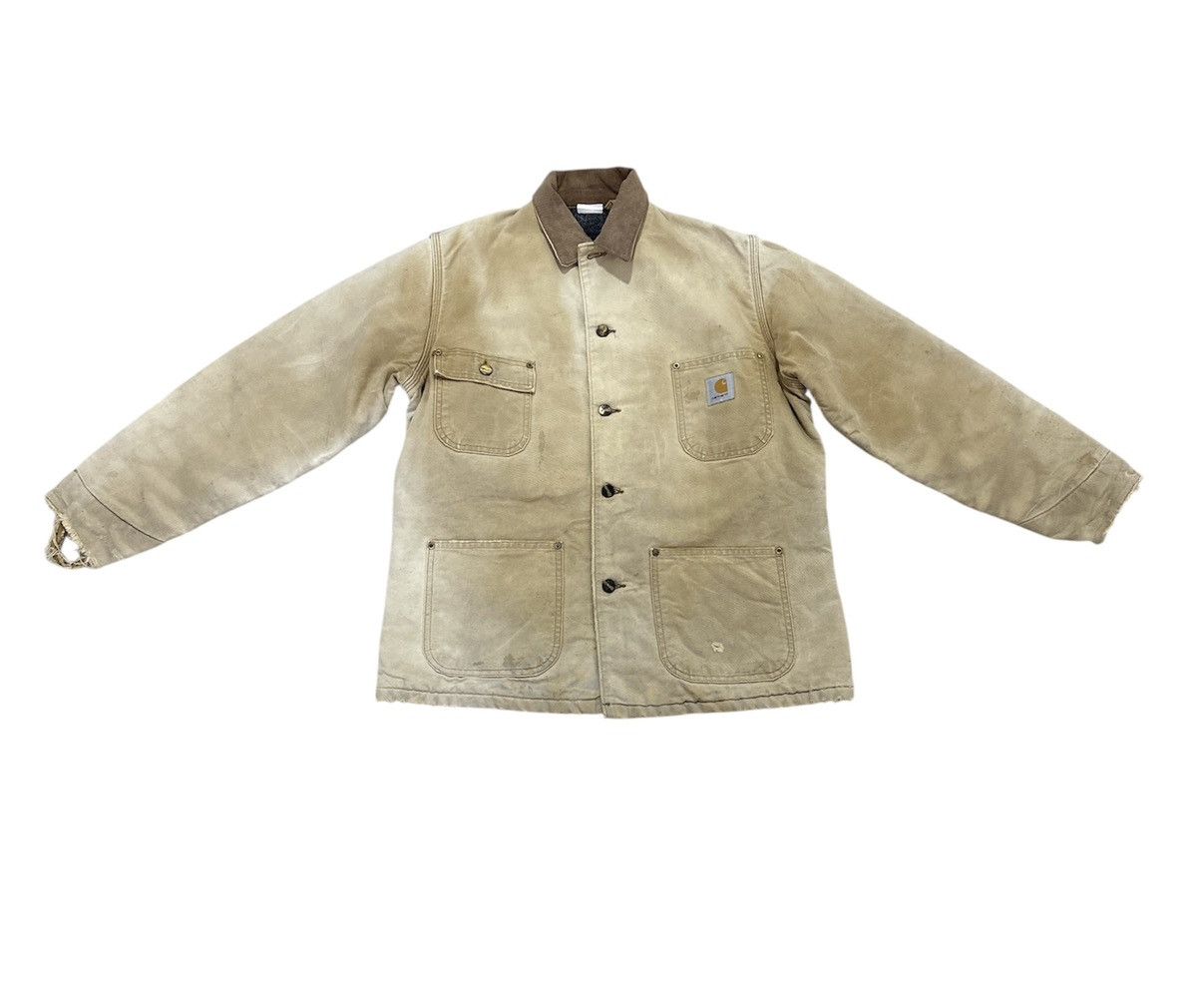 Carhartt × Vintage Vintage 90’s Carhartt Chore Jacket Michigan Stlye jacket Size US L / EU 52-54 / 3 - 1 Thumbnail
