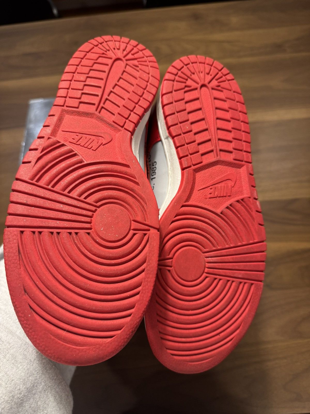 Nike × Off-White Off-White Nike Dunk University Red Size US 7.5 / EU 40-41 - 4 Thumbnail