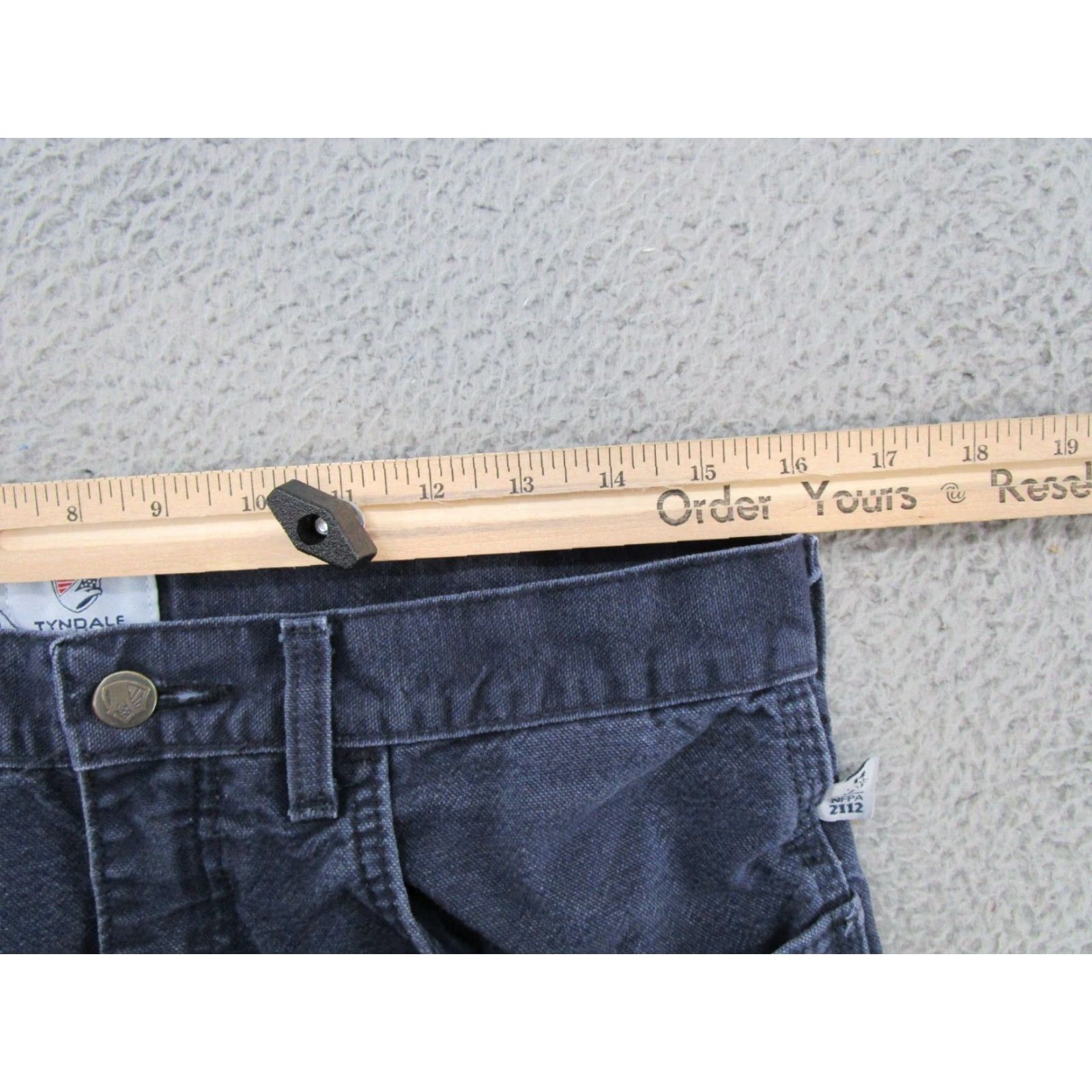 Vintage Tyndale Pants Mens Navy Flame Resistant 34x31 Canvas CAT 2 14 CAL NFPA 2112 Fire 34x31 Work Pants Mens NN? Size US 34 / EU 50 - 7 Thumbnail