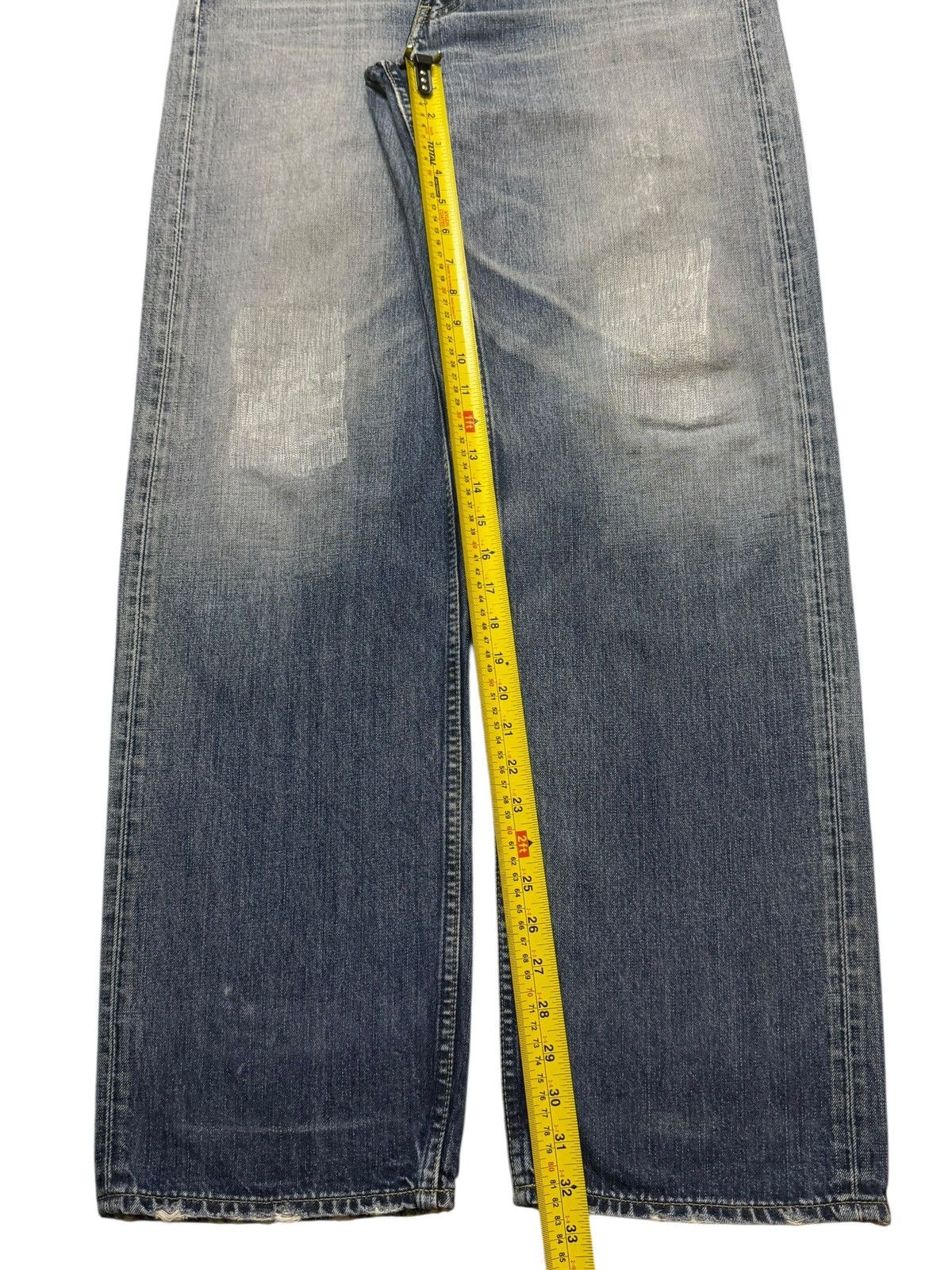 Levi's Vintage 90s Levis 503 Blue Faded Wash Wide Leg Loose Jeans Size US 34 / EU 50 - 11 Thumbnail
