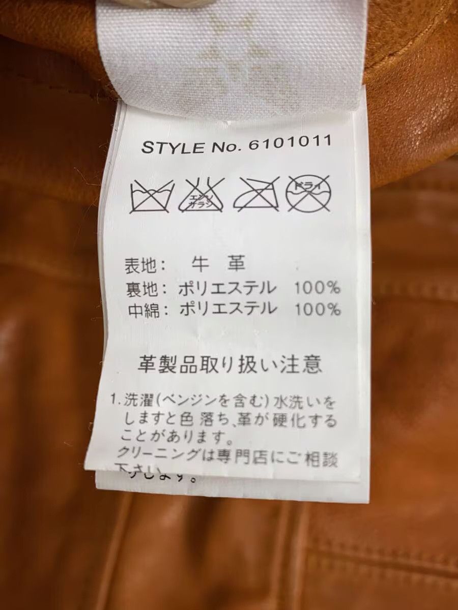 Avirex Avirex Cowhide Single Rider Jacket Orange Size US XL / EU 56 / 4 - 4 Thumbnail