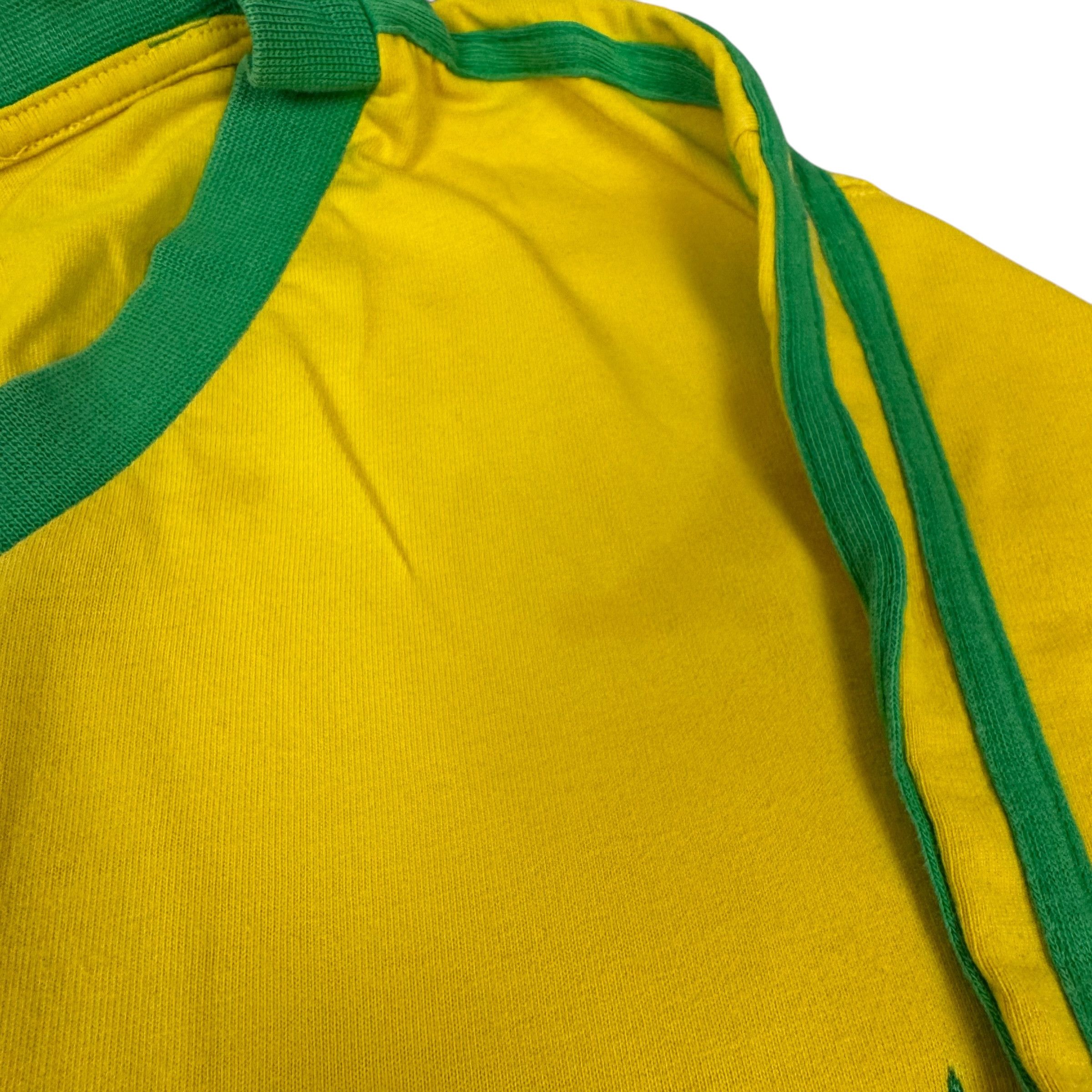 Adidas × Vintage Adidas Men's Yellow Brazil National Football Team T-Shirt Size US XL / EU 56 / 4 - 5 Thumbnail