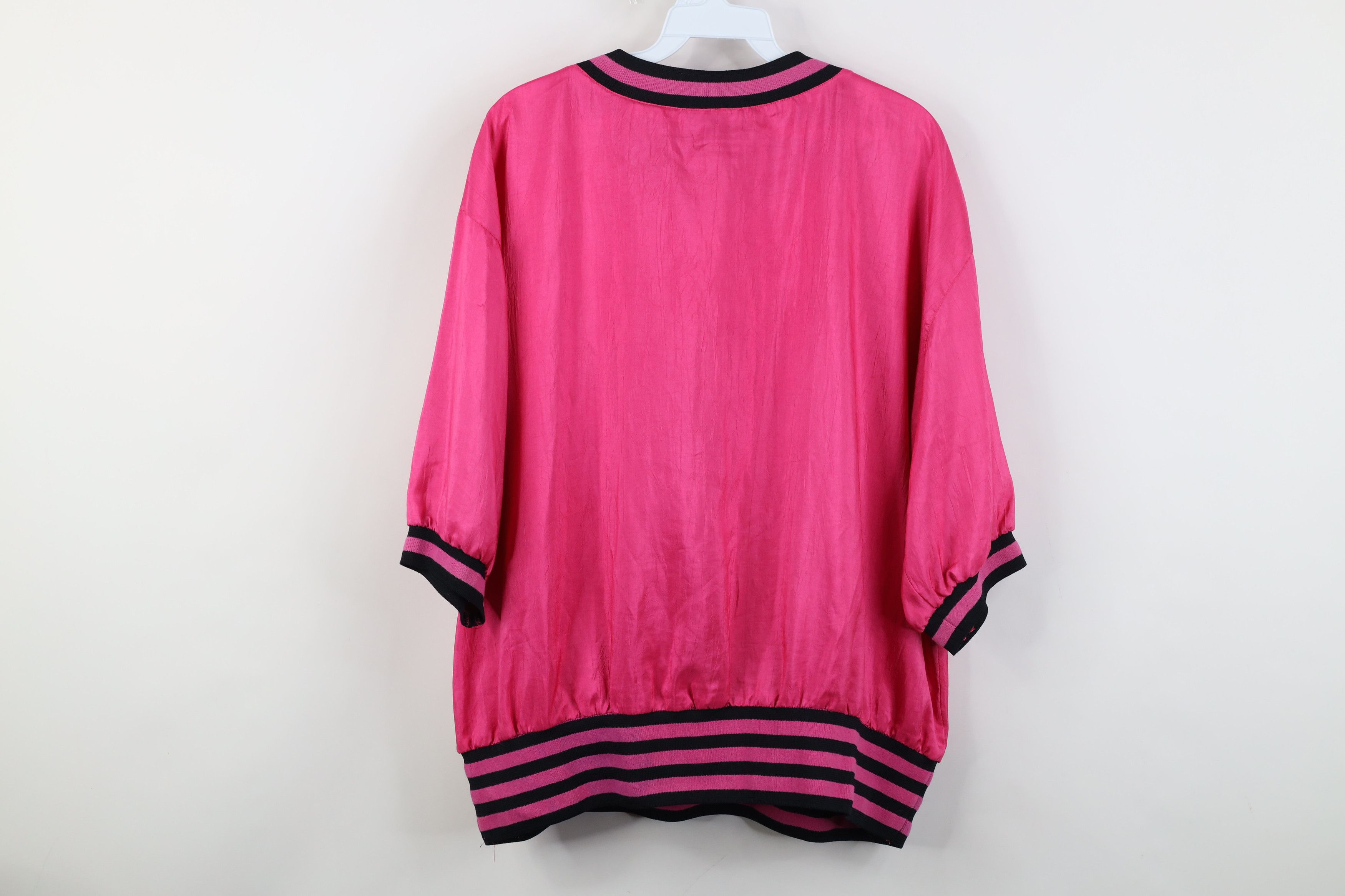 Vintage Vintage 90s Streetwear Lightweight Short Sleeve Jacket Size XL / US 12-14 / IT 48-50 - 8 Thumbnail
