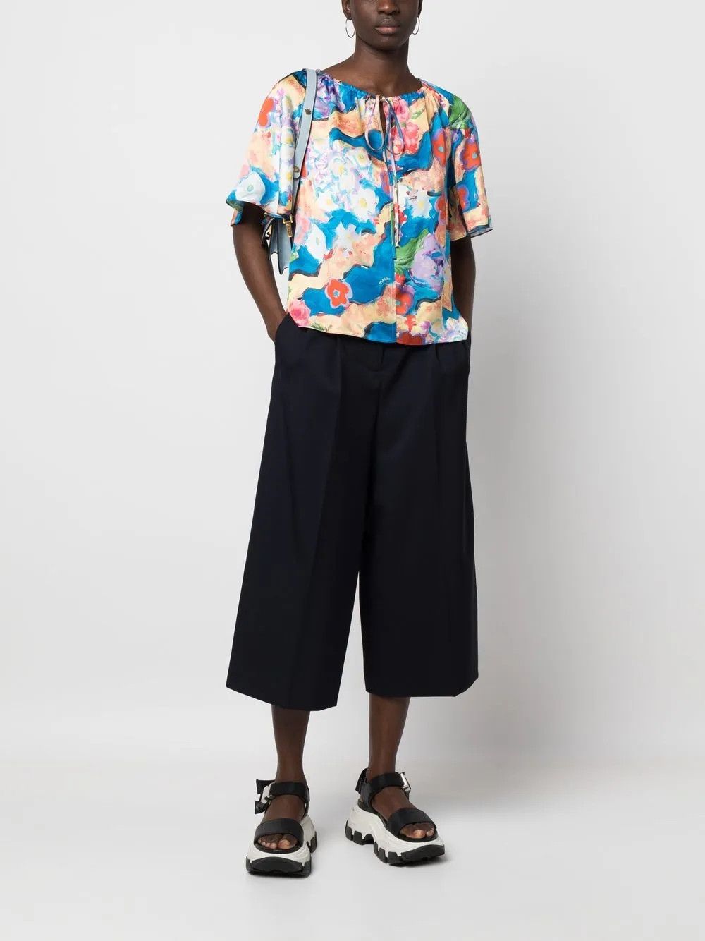 Marni o1y1125 Blouse in Multicolor Size M / US 6-8 / IT 42-44 - 5 Thumbnail