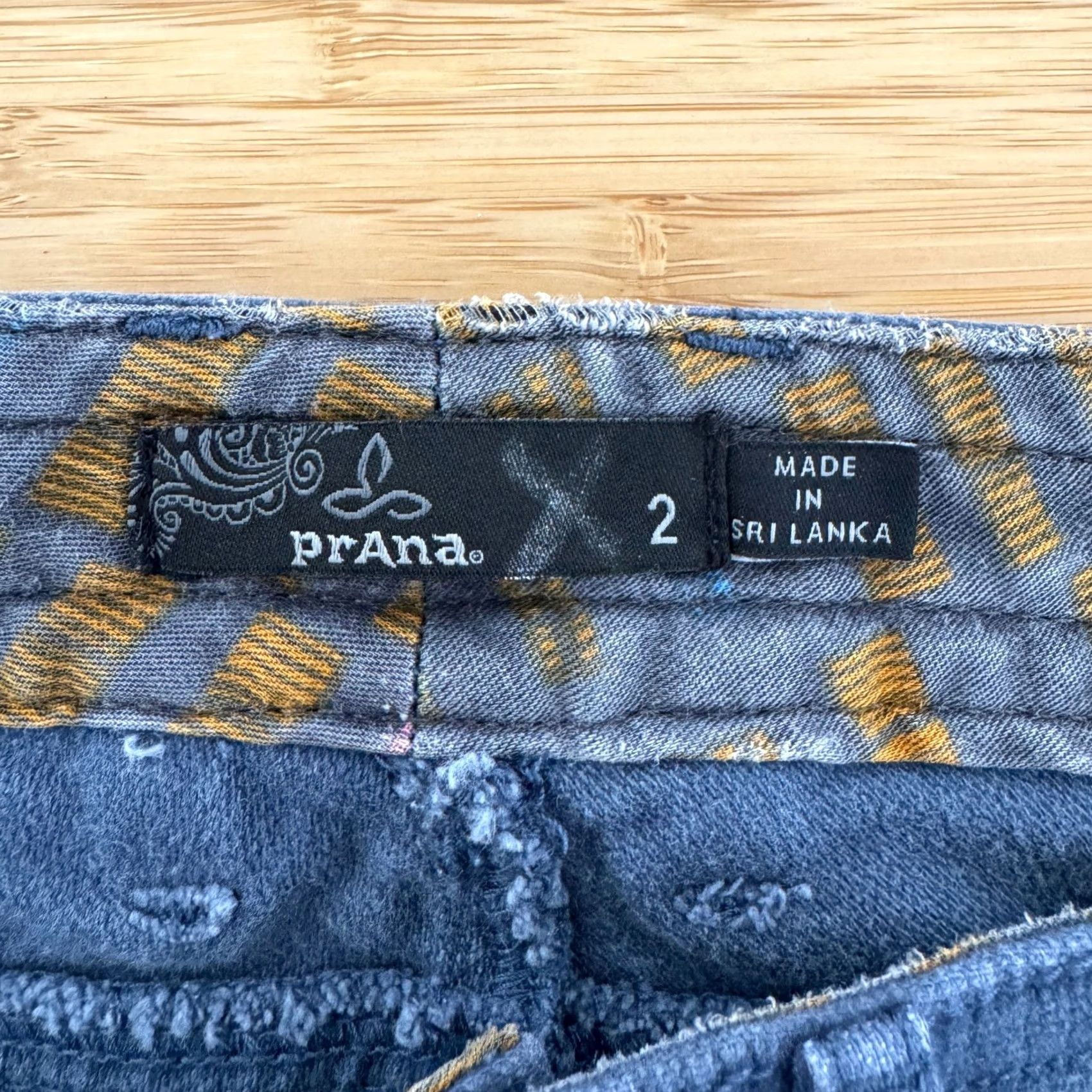 Prana Prana Nikit Cargo Pants Womens Size 2 Blue Organic Cotton Blend Casual Hike Size 26" / US 2 / IT 38 - 3 Thumbnail