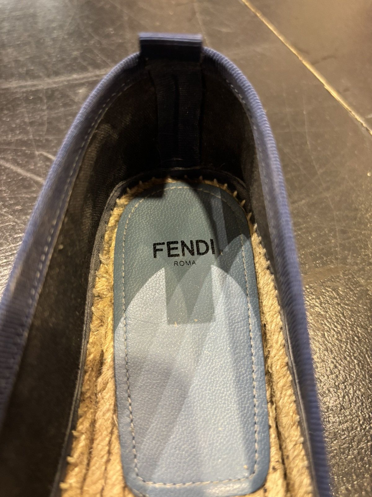 Fendi Fendi Blue Print Espadrilles Size US 9 / IT 39 - 6 Thumbnail