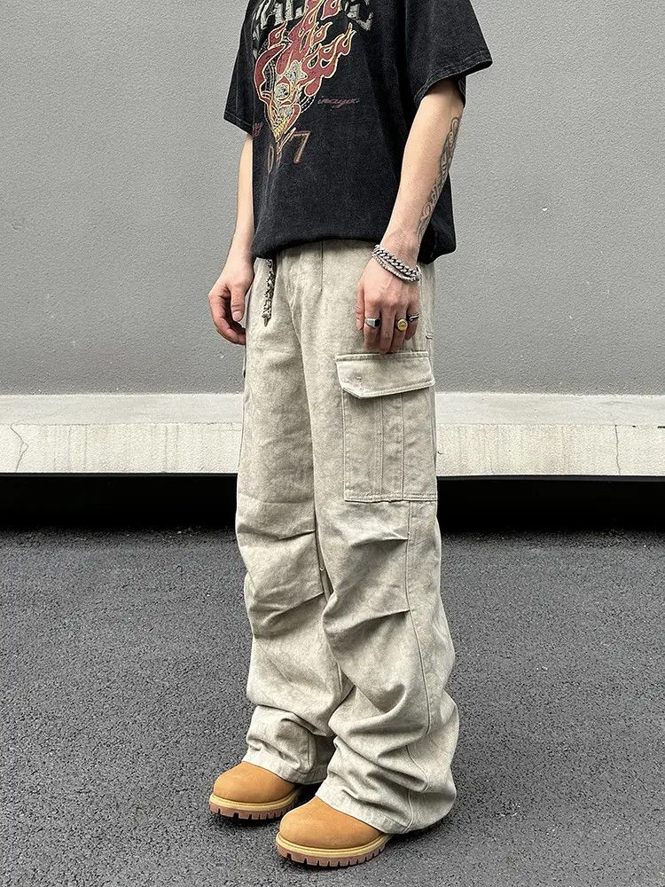 Japanese Brand × Jean Cargo Baggy Pants Size US 32 / EU 48 - 2 Thumbnail
