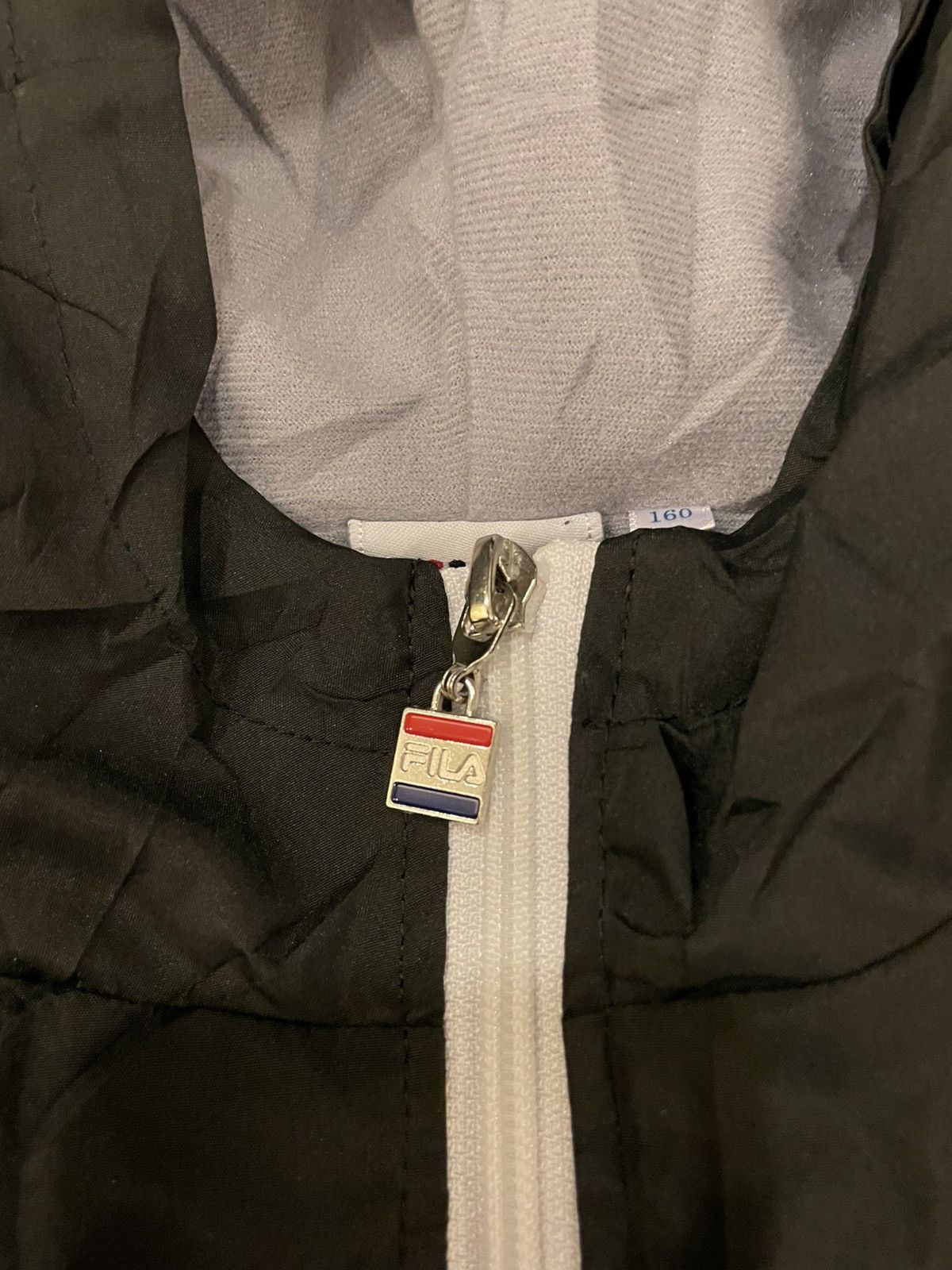 Fila FILA Mens Rain Jacket Black Hooded Size US L / EU 52-54 / 3 - 3 Thumbnail