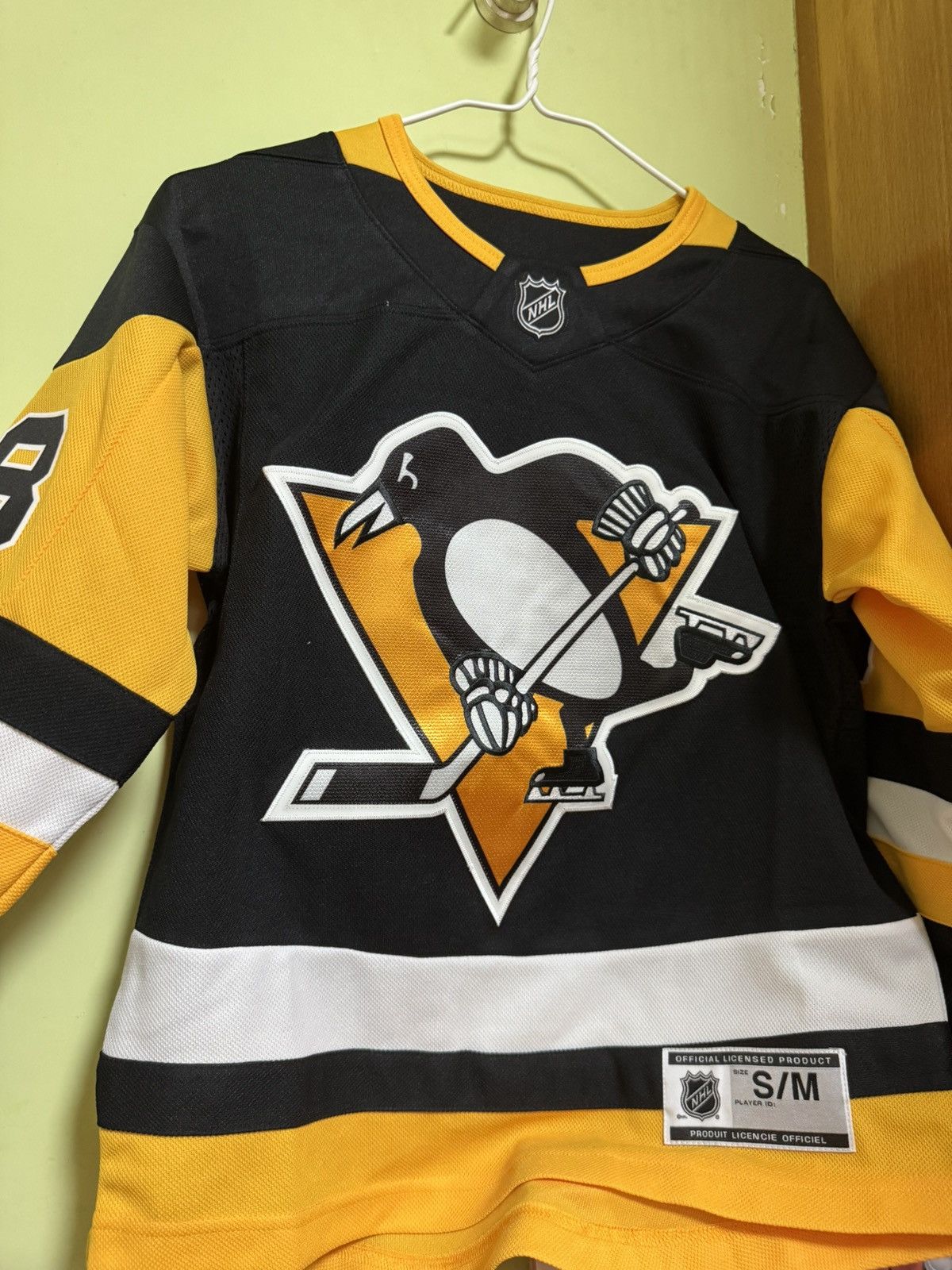 Nfl Offical licensed Pittsburgh penguins jersey