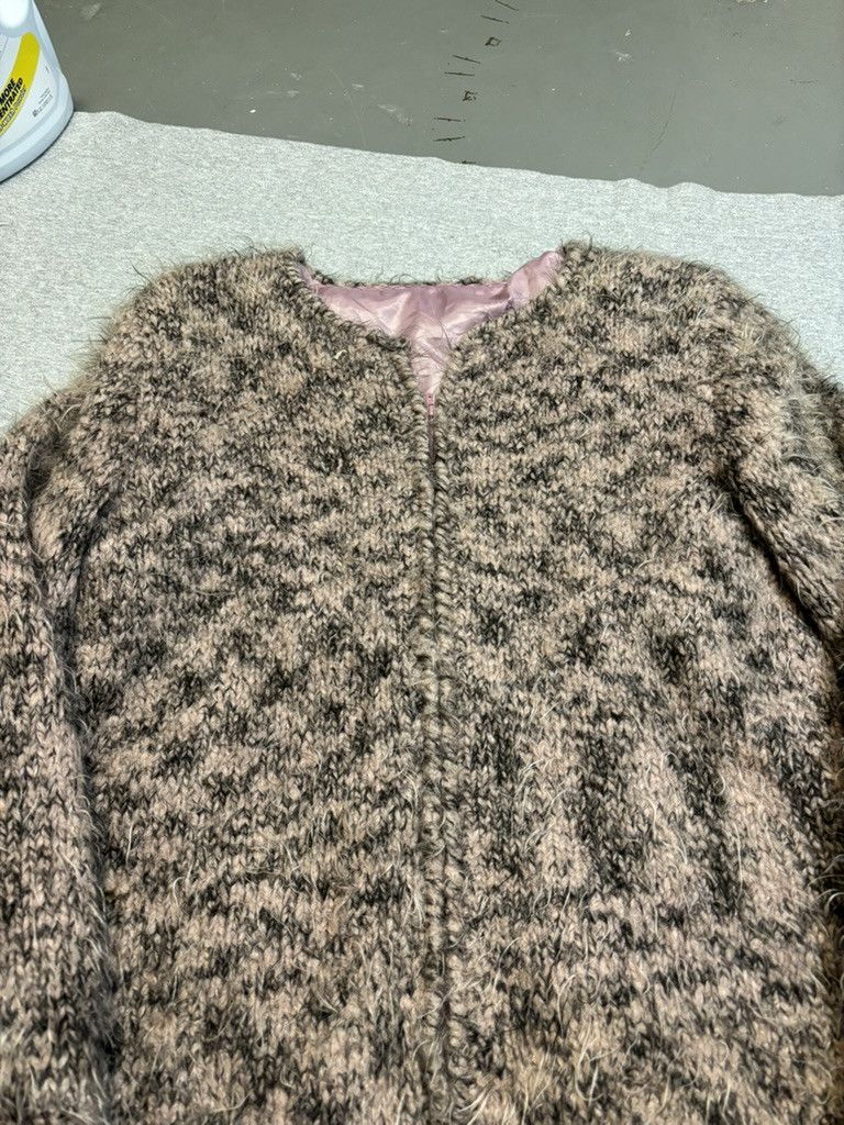 Other One-of-a-Kind Pink Bouclé Knit Zip Jacket Size L / US 10 / IT 46 - 6 Thumbnail