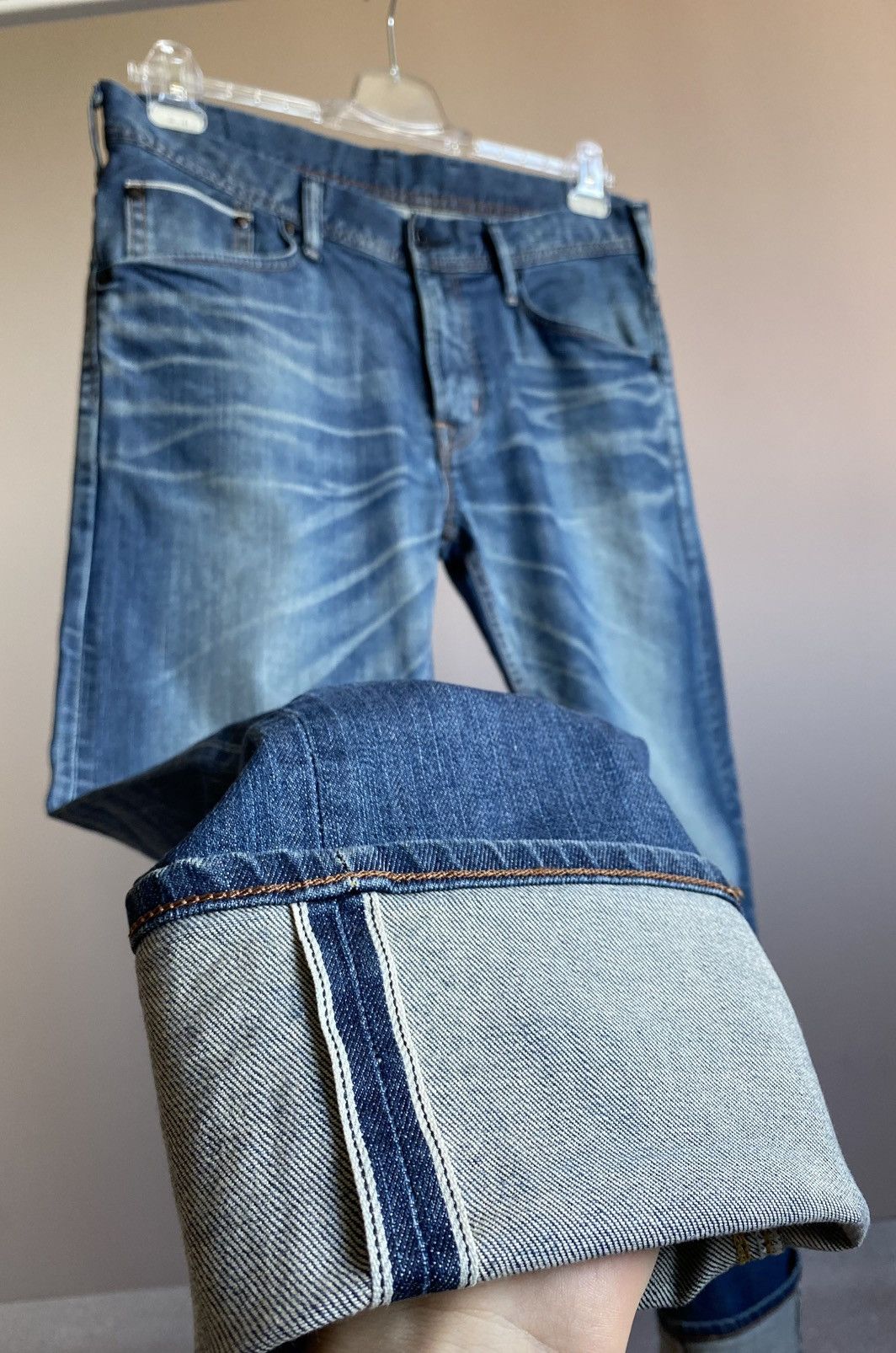Edwin Edwin SK505S Japan Selvedge Jeans Pants Size US 33 - 6 Thumbnail