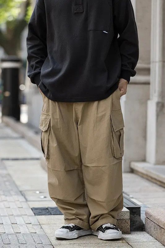 Japanese Brand Hirosue x Mei Japanese Style Khaki Pants Size US 34 / EU 50 - 1 Thumbnail