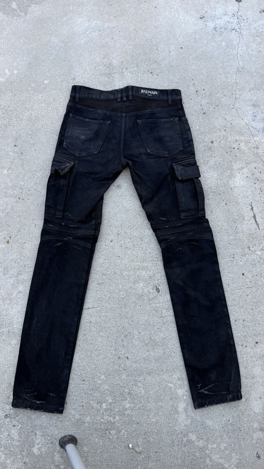 Balmain Balmain Waxed Cargo Pants size 29 Size US 29 - 2 Thumbnail