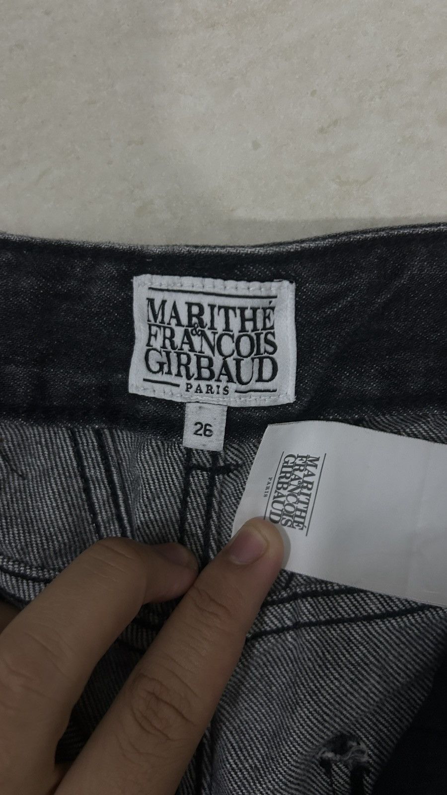 Marithe + Francois Girbaud 🔥MARITHE FRANCOIS GIRBAUD STRAIGHT CUT Size US 27 - 5 Thumbnail
