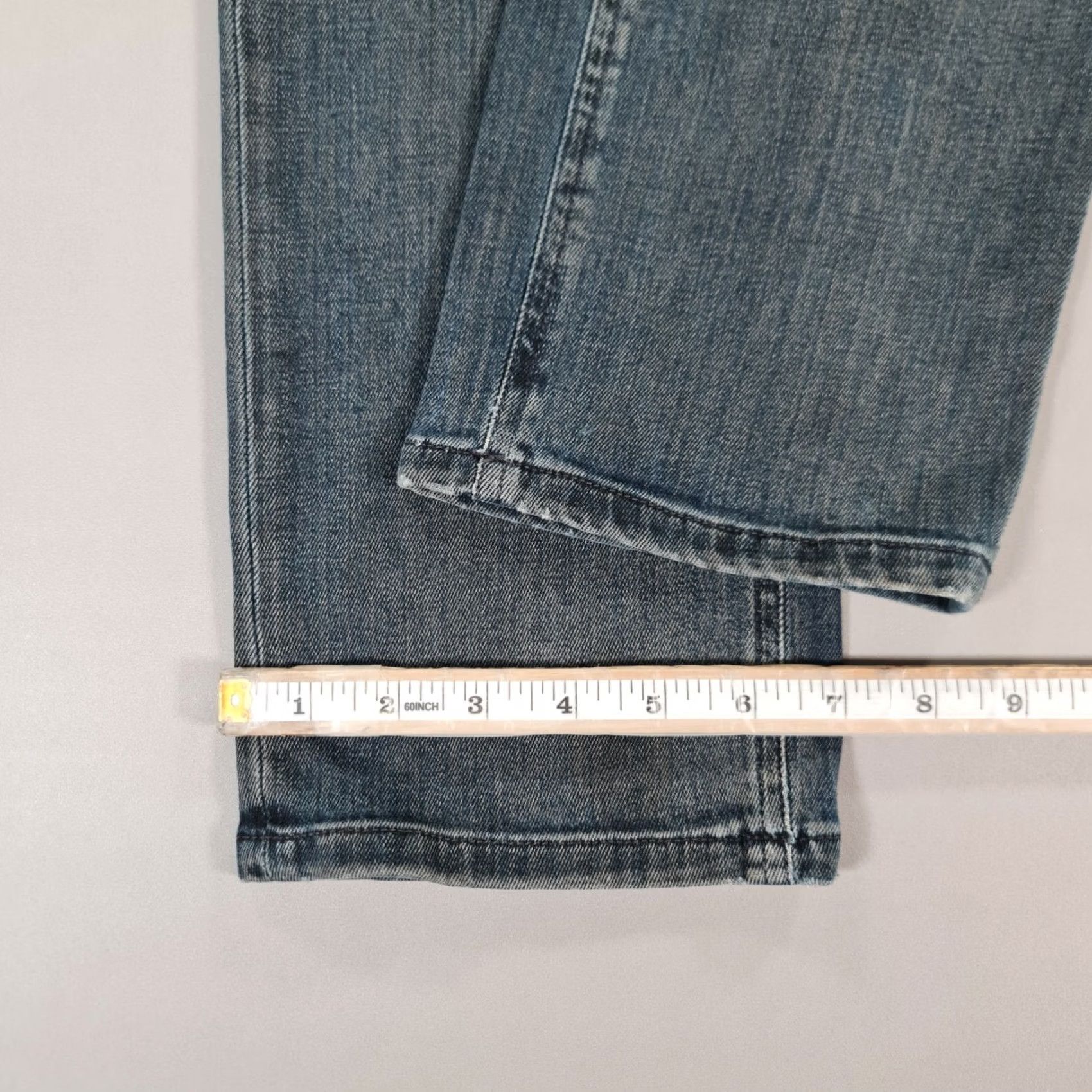 Vintage NOTIFY Jeans Blue W30 L32 Hellebora Low Rise Stretch Italy Readymade Cropped Womens Pants Size 30" / US 8 / IT 44 - 7 Thumbnail