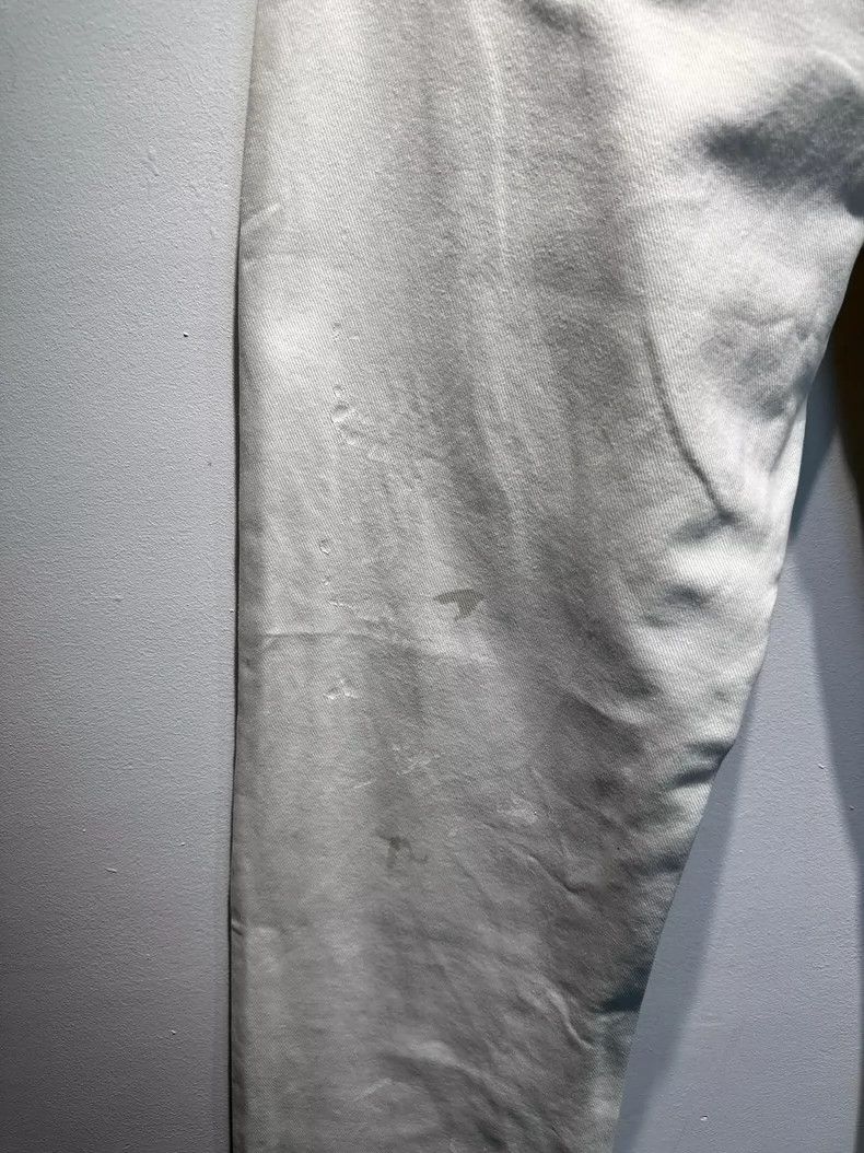 helmut langInk-splashed jeans in white paint jeans 2502-Nex