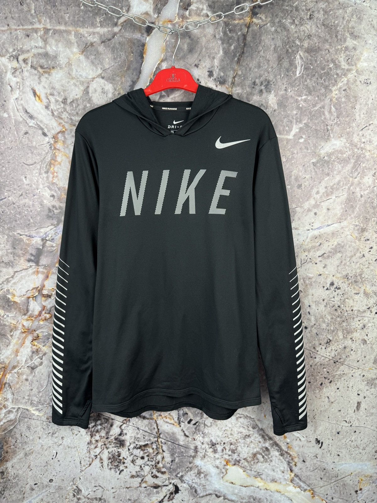 Nike Men’s Nike Running Hooded Sweatshirt Sportswear Size Small Size US S / EU 44-46 / 1 - 1 Thumbnail