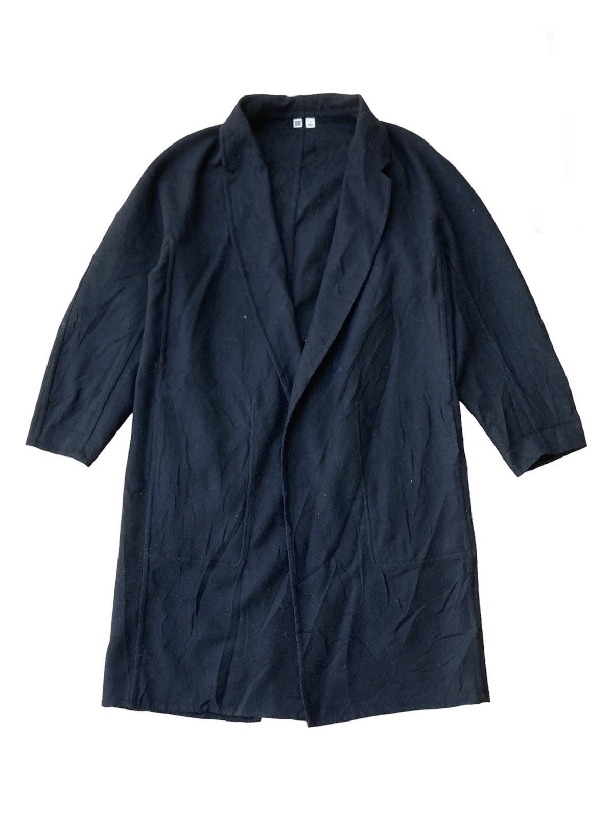 image of Undercover Uniqlo Wool Black Cloak & Cape, Men's (Size Small)