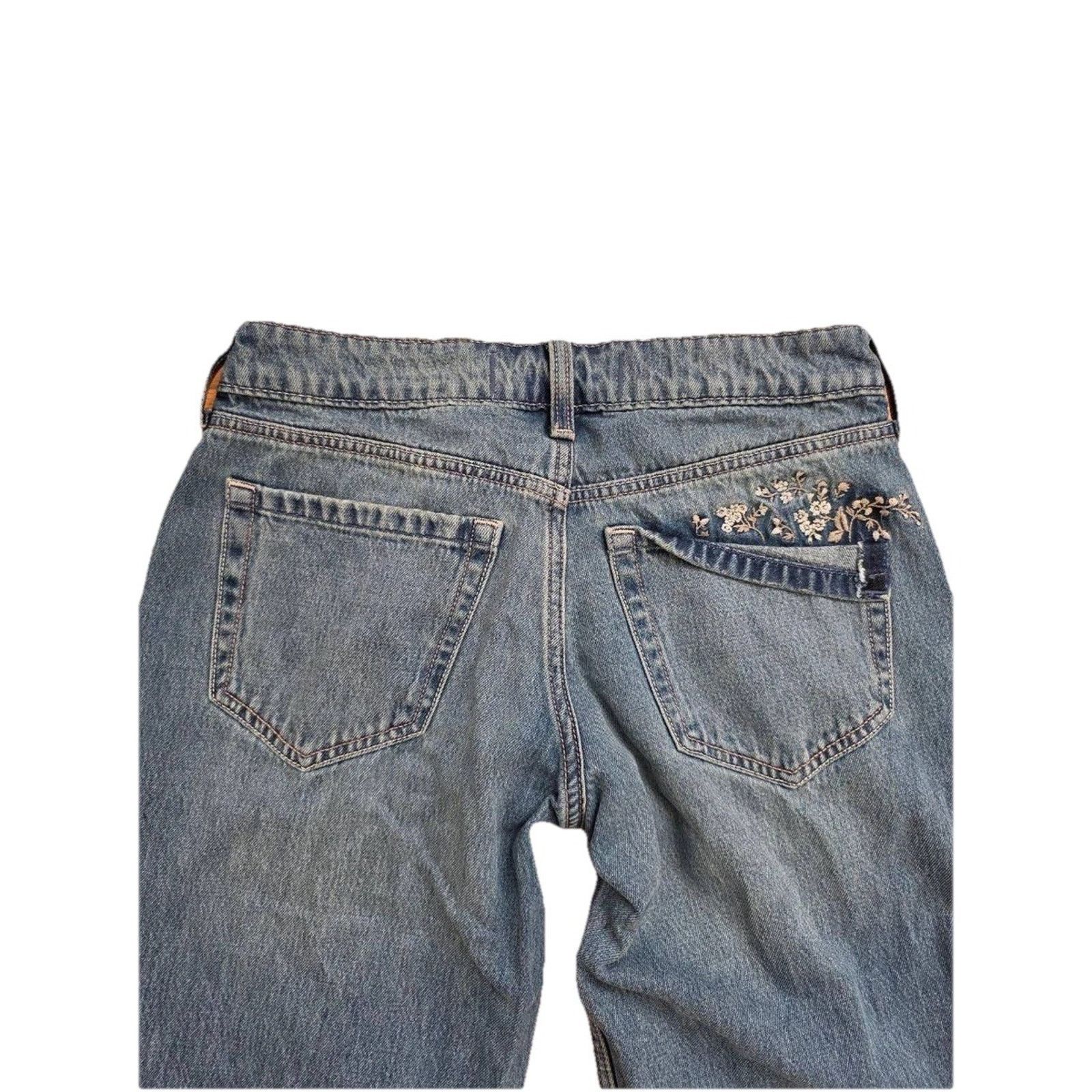 Hollister Hollister Wash Stretch Denim Wide leg Jean 25 W A001279 Size 25" / US 0 / IT 36 - 8 Thumbnail