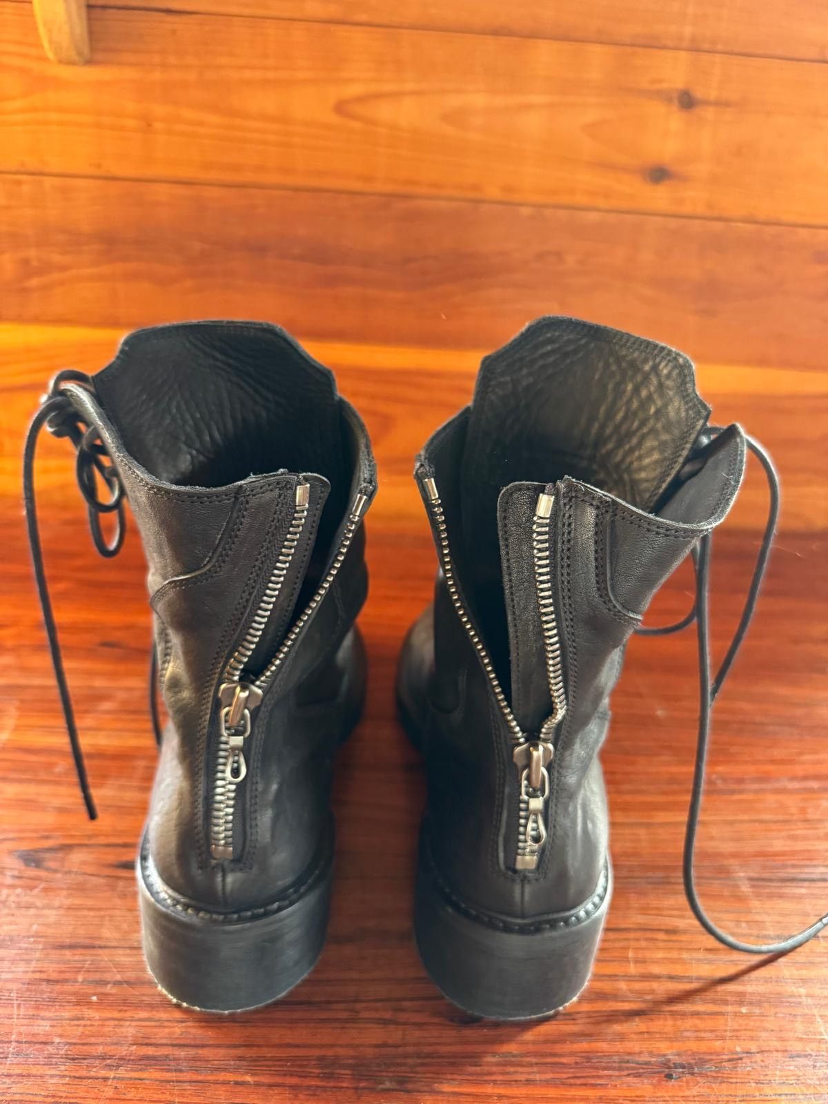 Julius JULIUS Black Twisted Military Lace-Up Boots Size US 9 / EU 42 - 5 Thumbnail