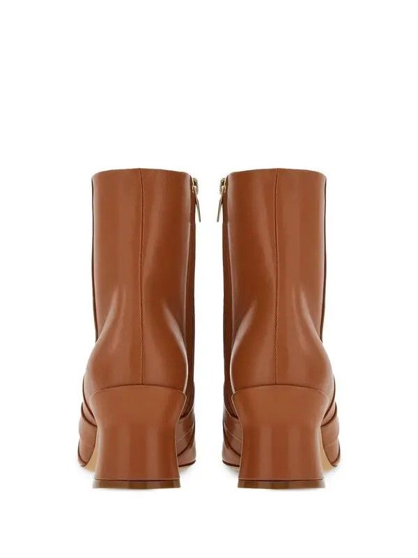 Salvatore Ferragamo o1y0426 Ankle Boots in Camel Size US 9.5 / IT 39.5 - 4 Thumbnail